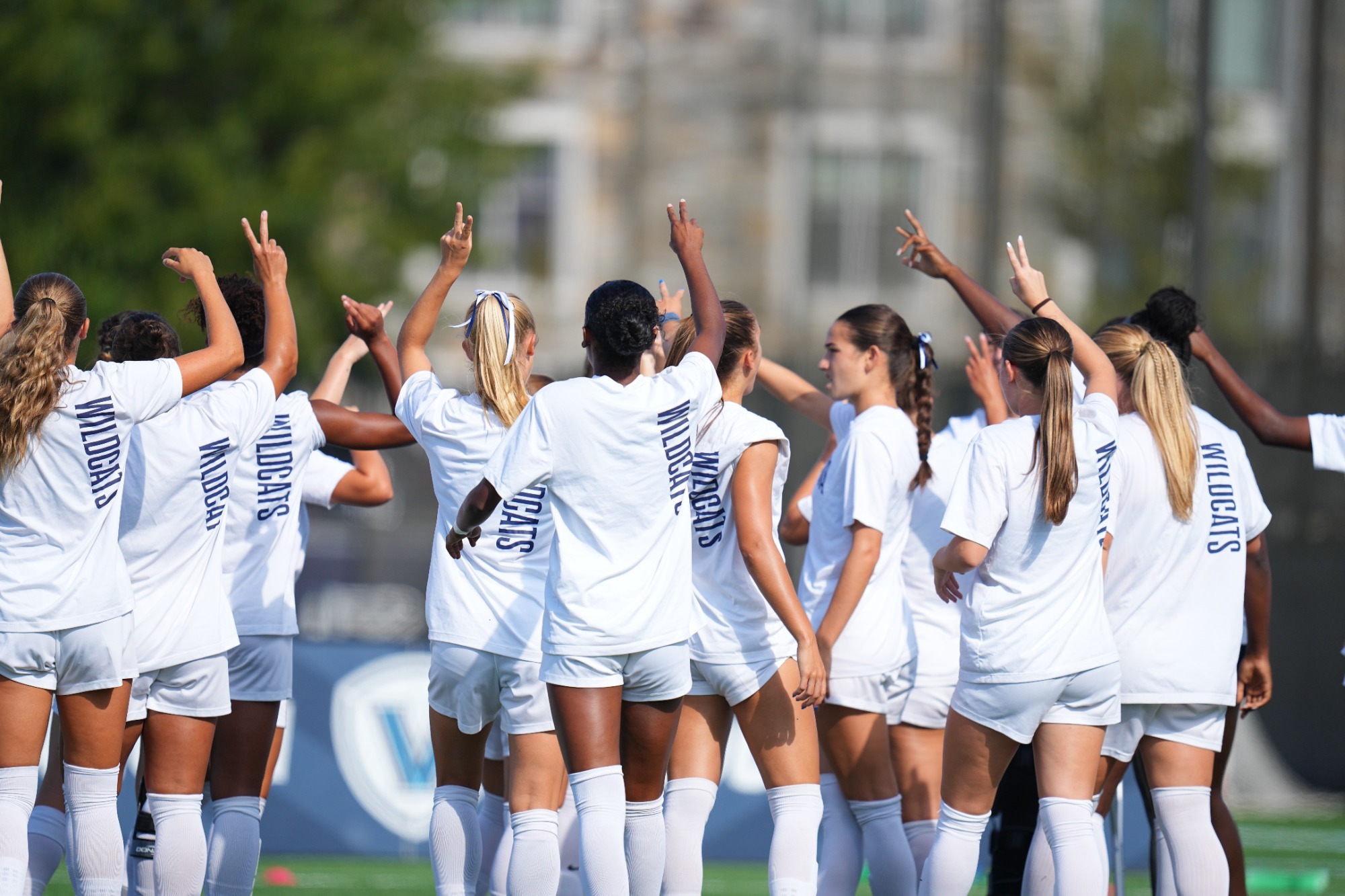 Women's Soccer Pregame Huddle