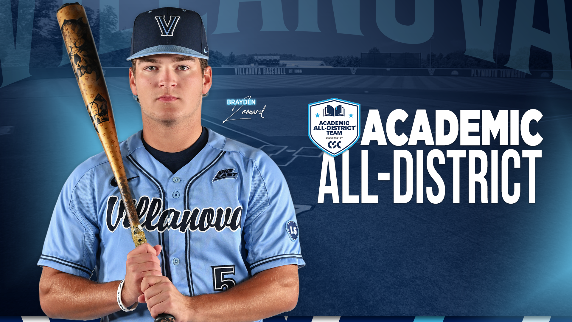 Brayden Leonard CSC Academic All-District