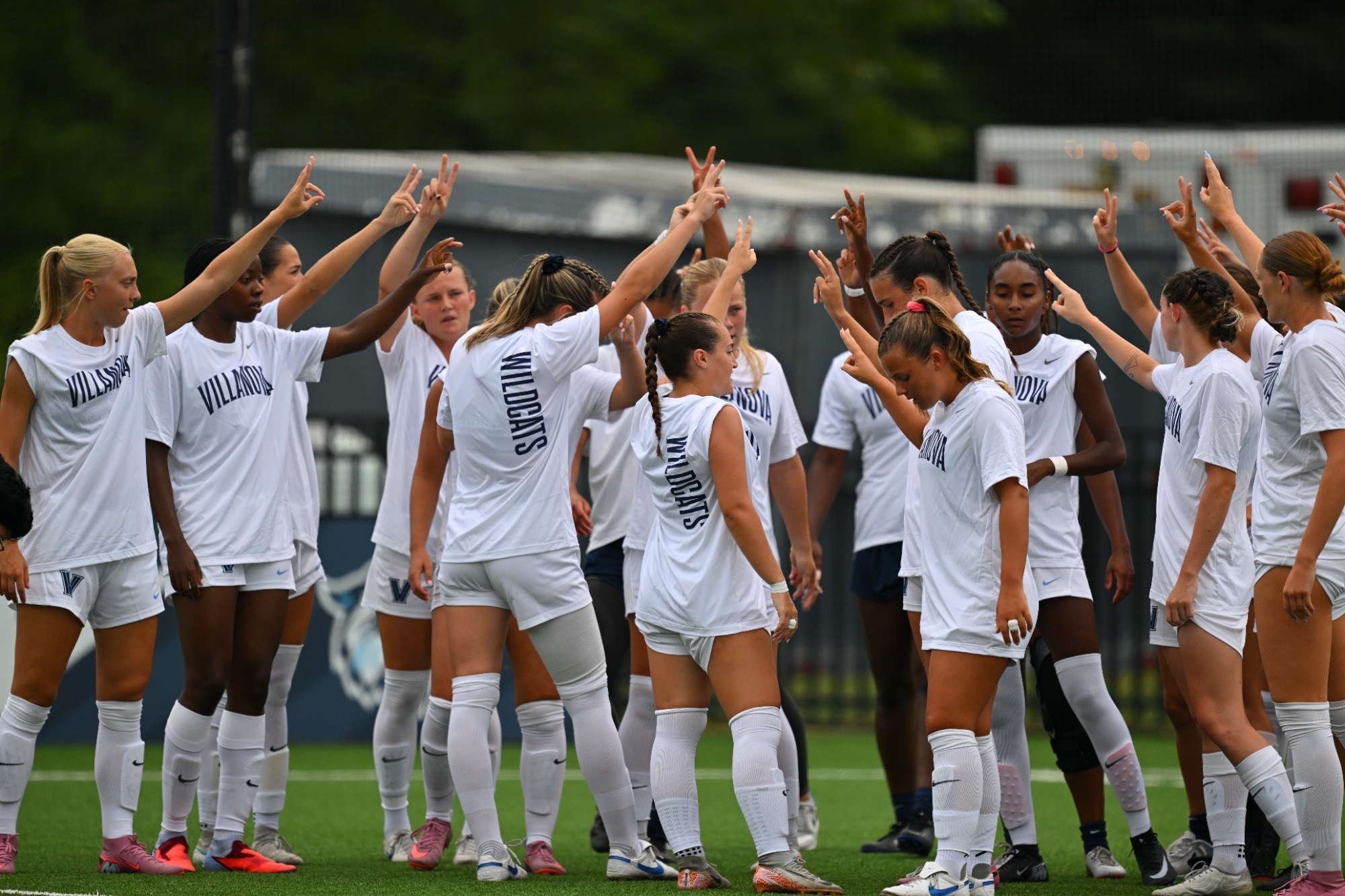 Women's Soccer Huddle Break