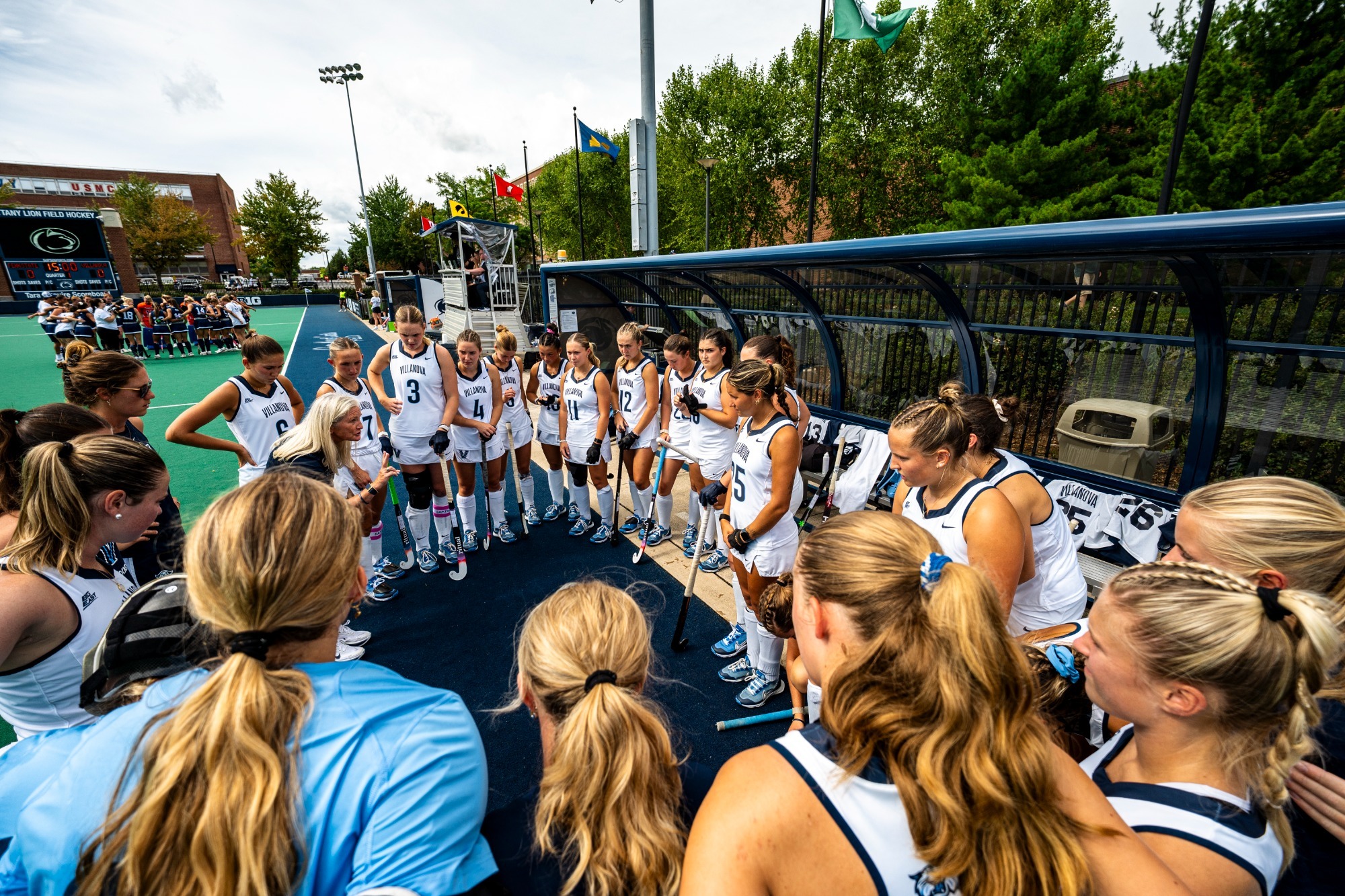 Field Hockey Huddle