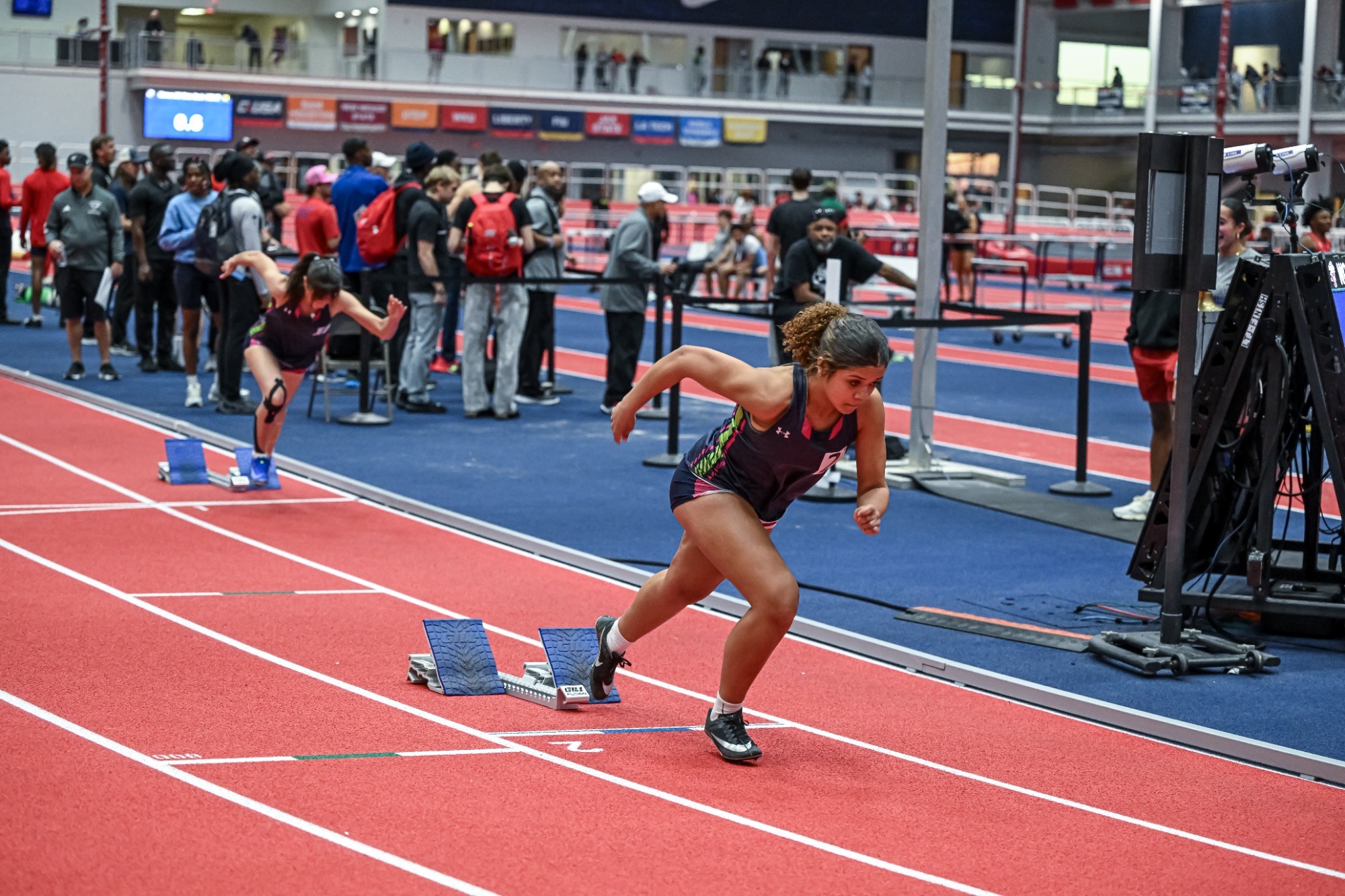 Electra McPherson Indoor Track & Field Action Shot 24-25
