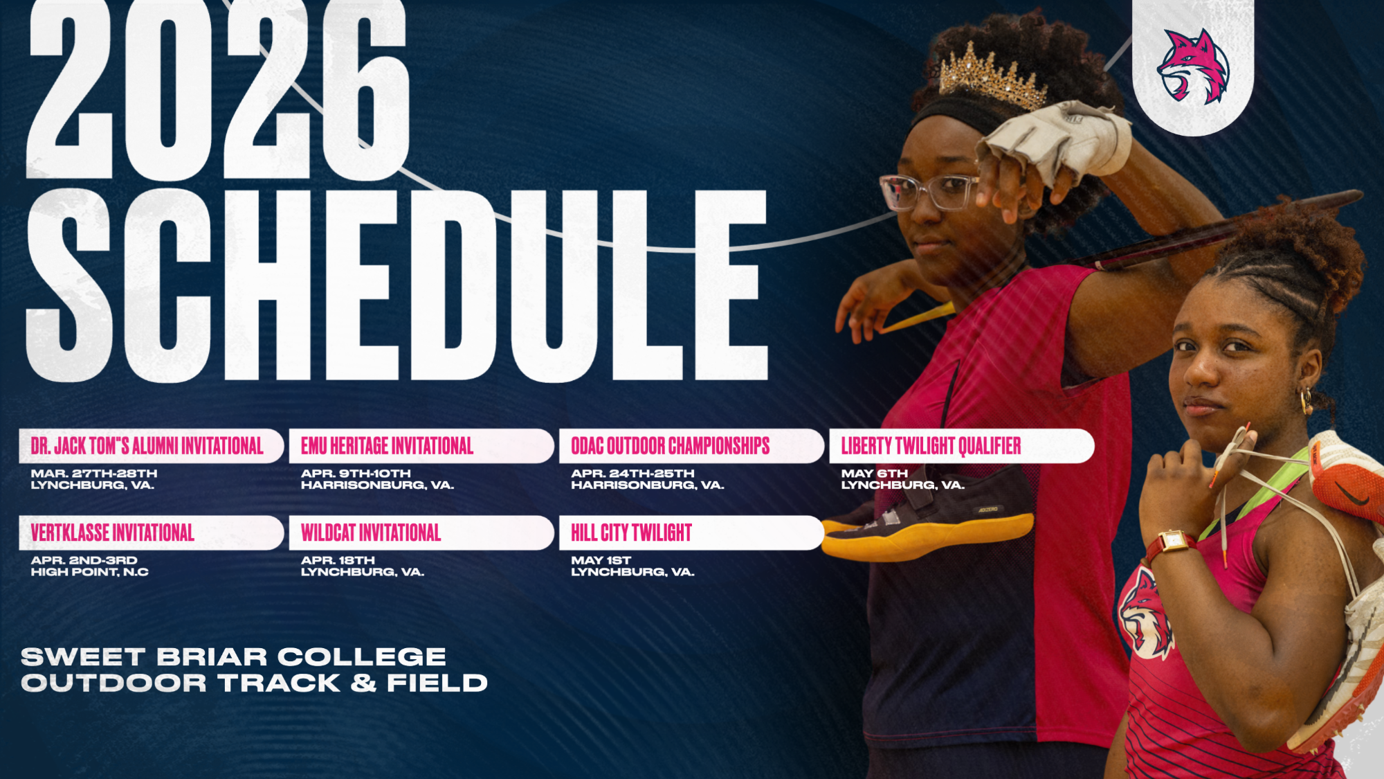 Outdoor T&F 2026 Schedule