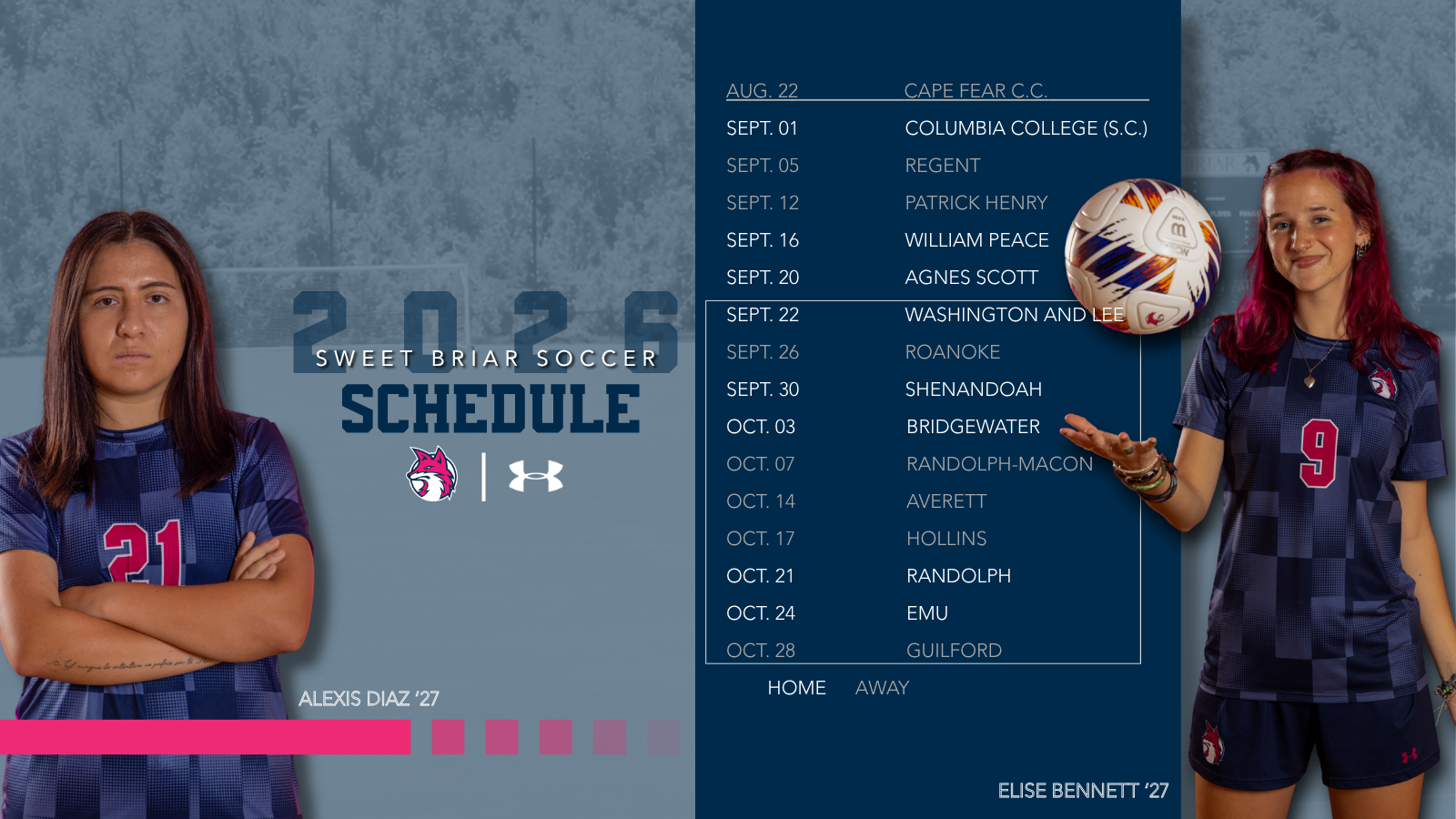 Soccer '26 Schedule