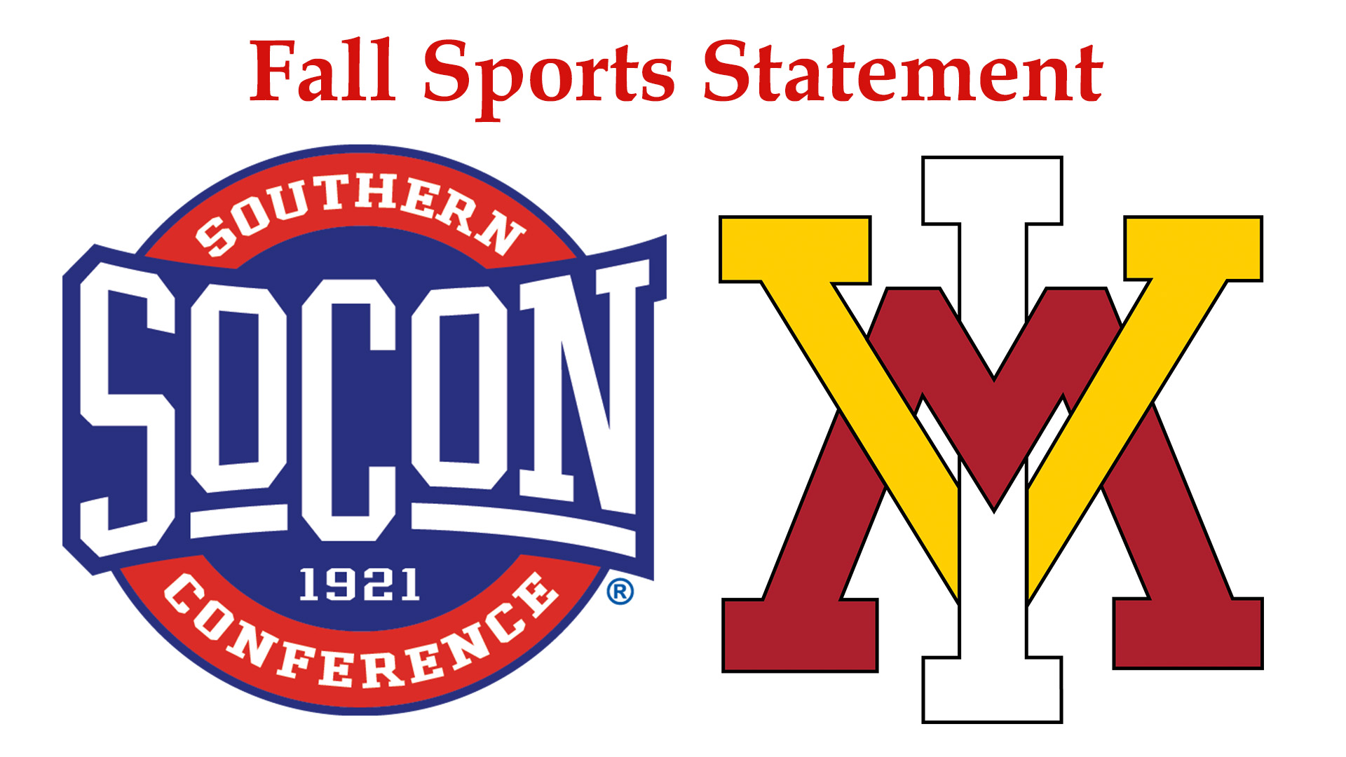 SoCon Diles Fall Sports Statement