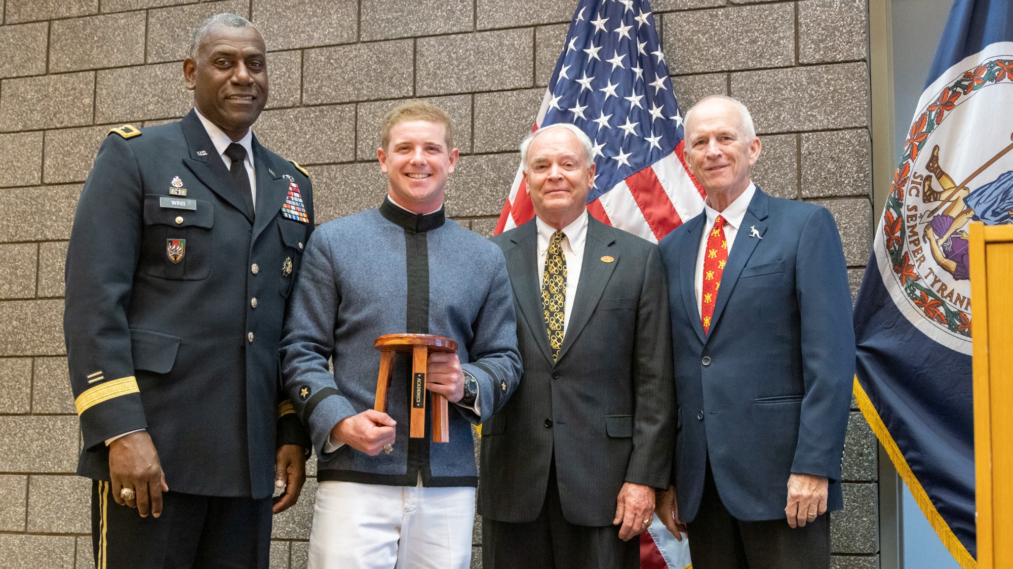 Ripley Earns VMI’s ThreeLegged Stool Award Virginia Military Institute