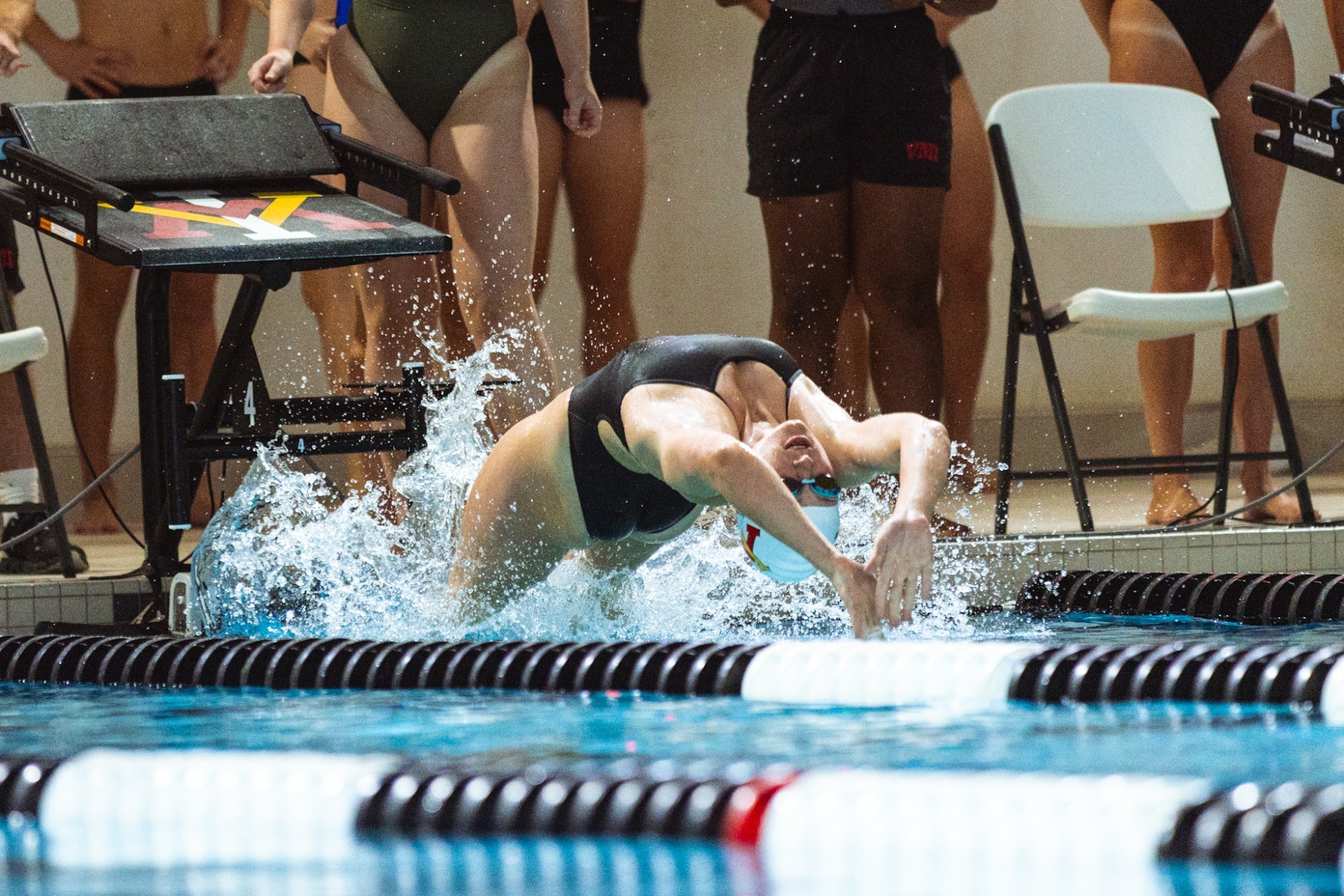 VMI Women's Swim vs. Davidson - story
