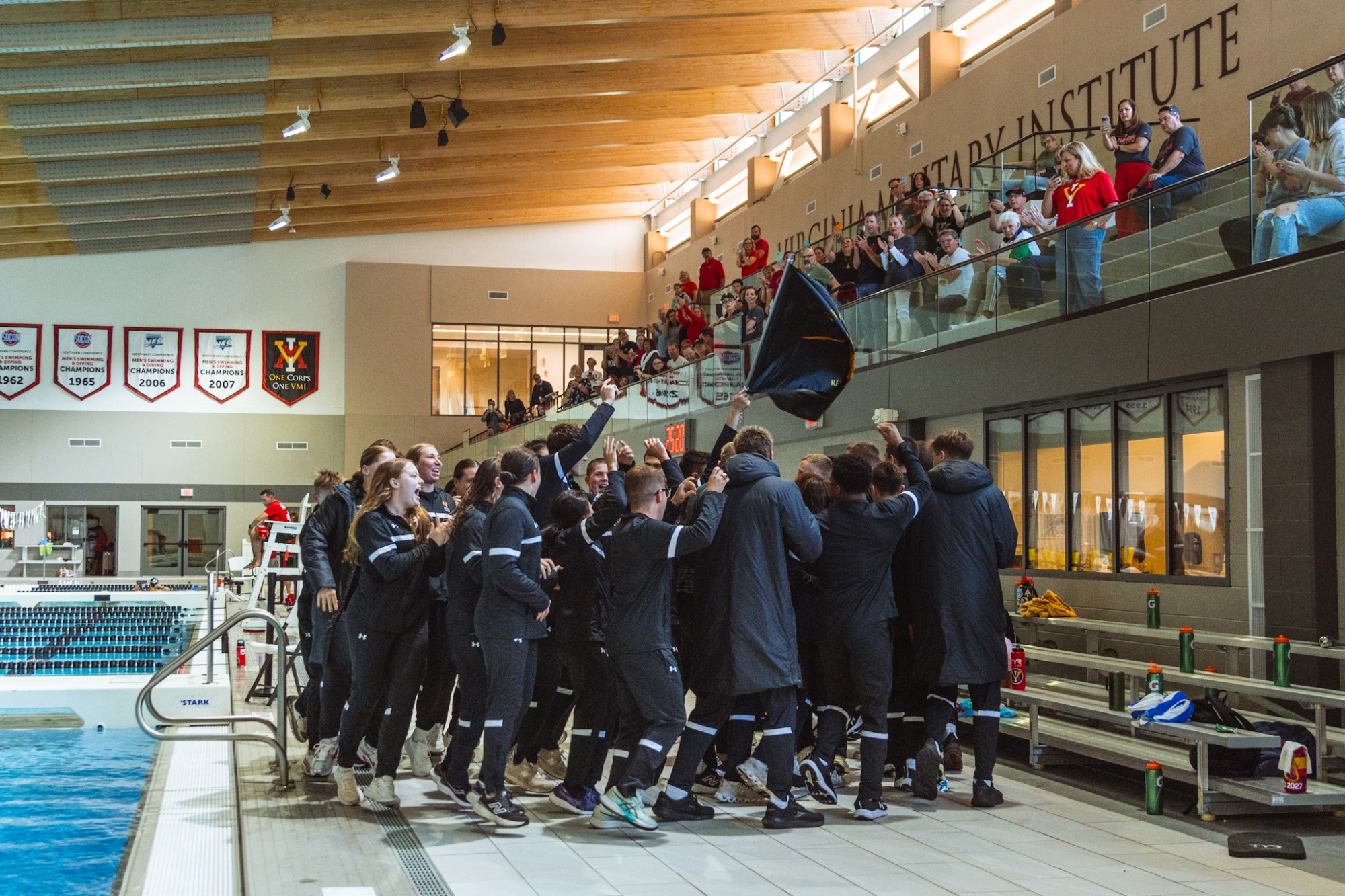 VMI Swim & Dive vs. Davidson Action Shot