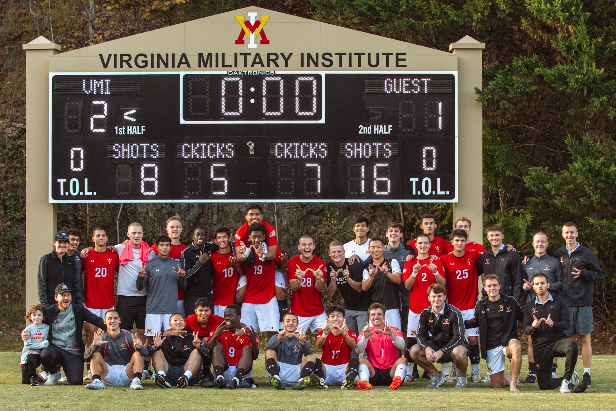 VMI MSOC Action Shot vs. ETSU