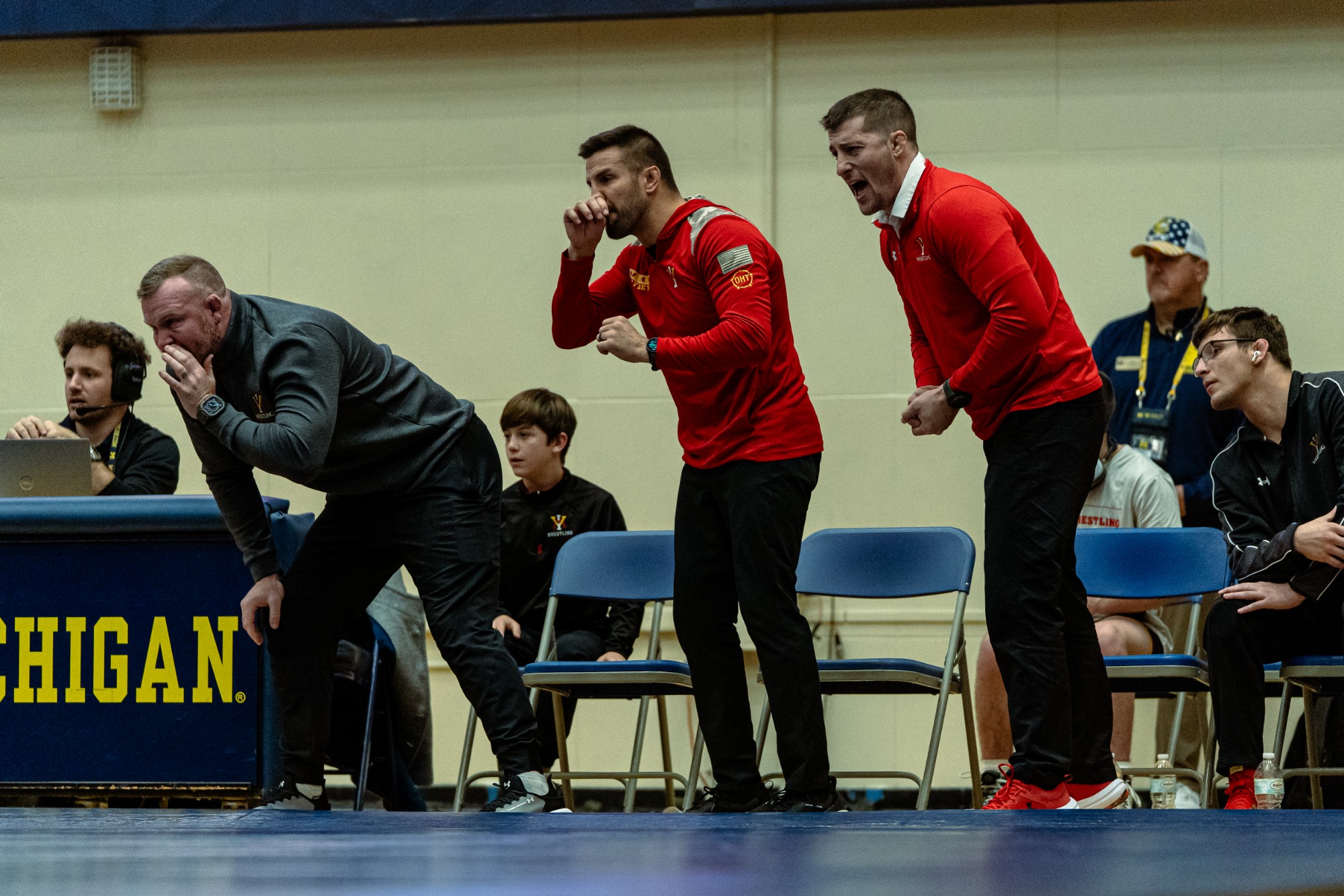 VMI Wrestling vs. Michigan Action Shot