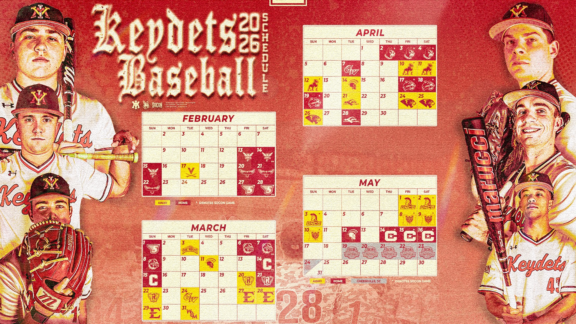2026 VMI Baseball Schedule
