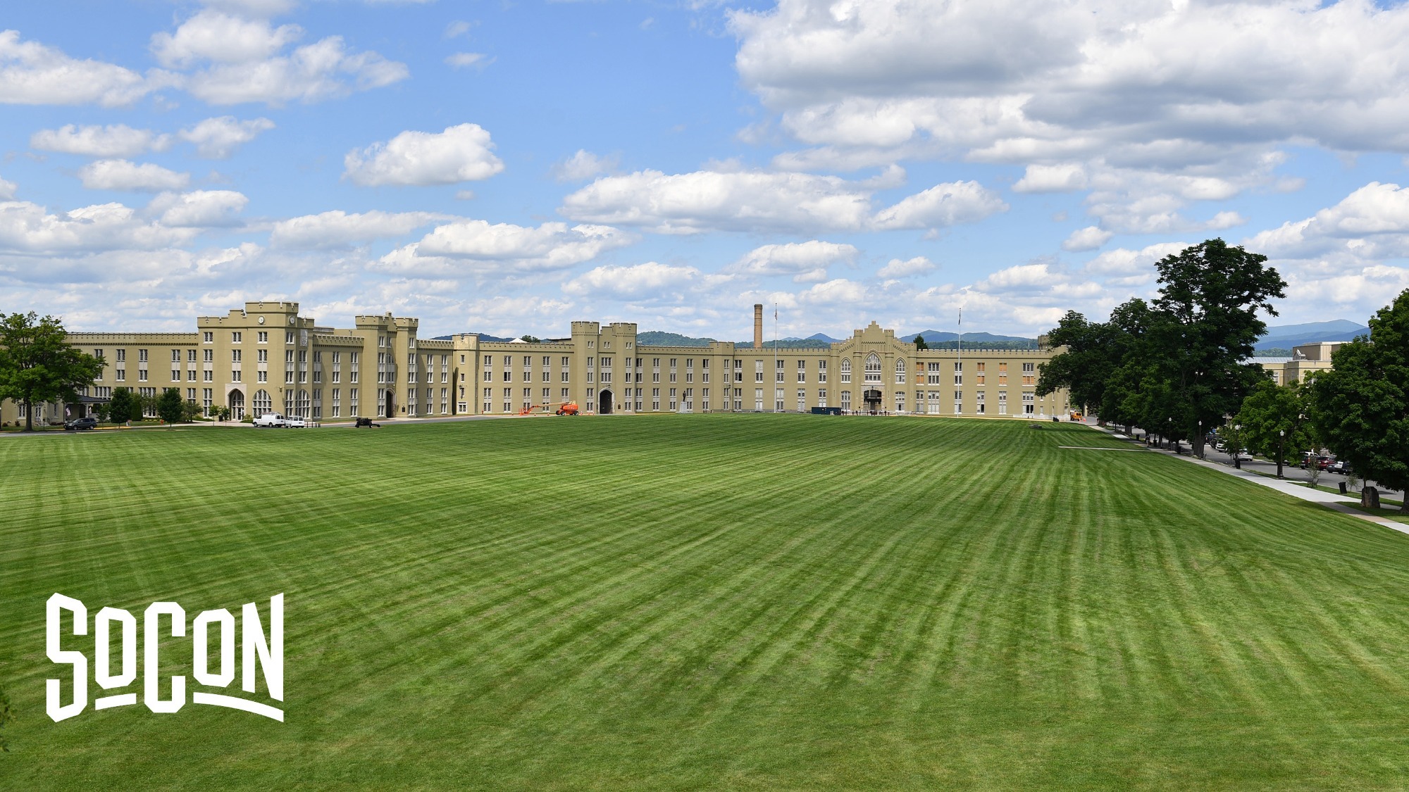 vmi post, parade ground
