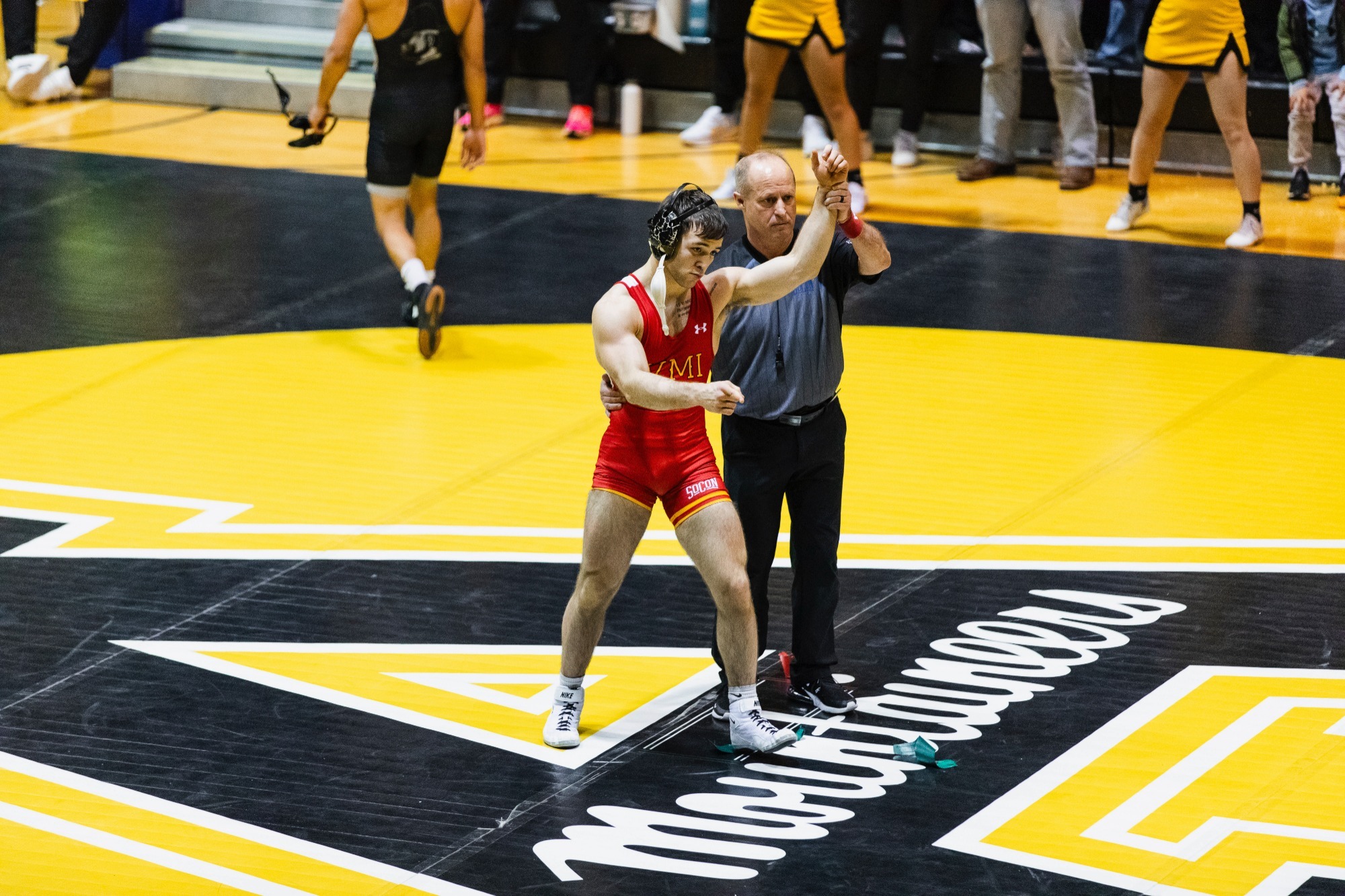 VMI Wrestling Action Shot - Dunham