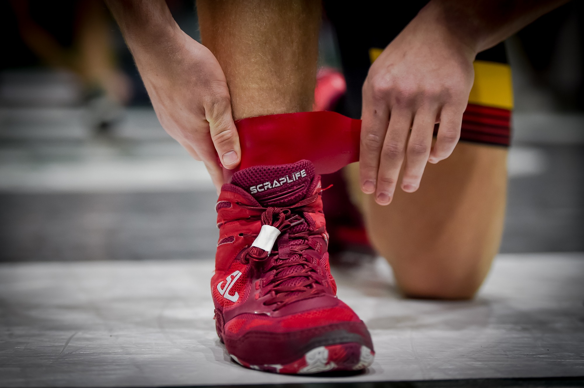 VMI Wrestling vs. Bellarmine Action Shot