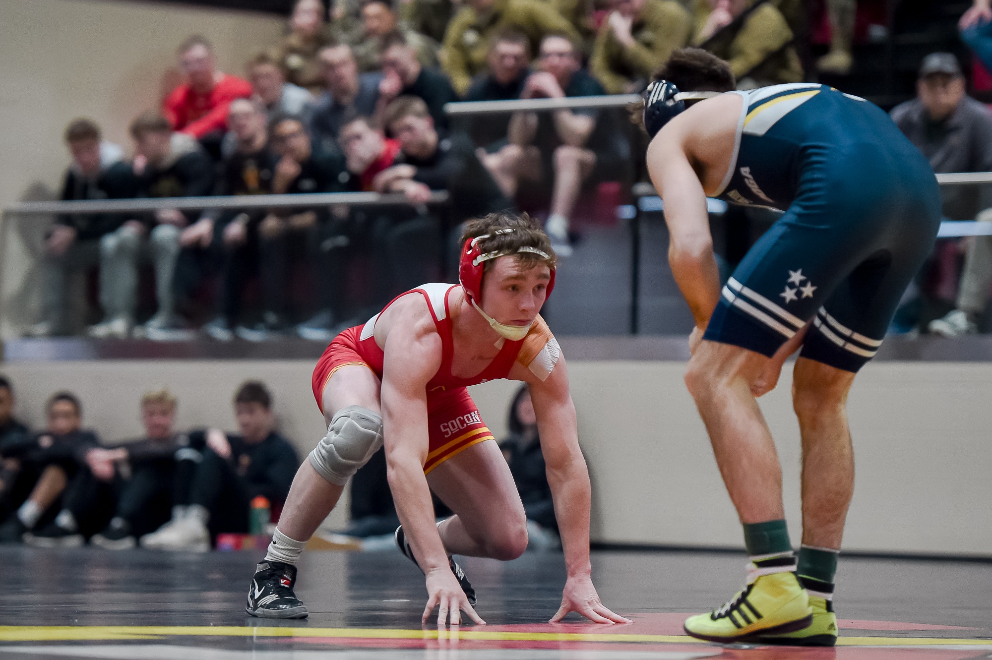 VMI Wrestling vs. Chattanooga Action Shot