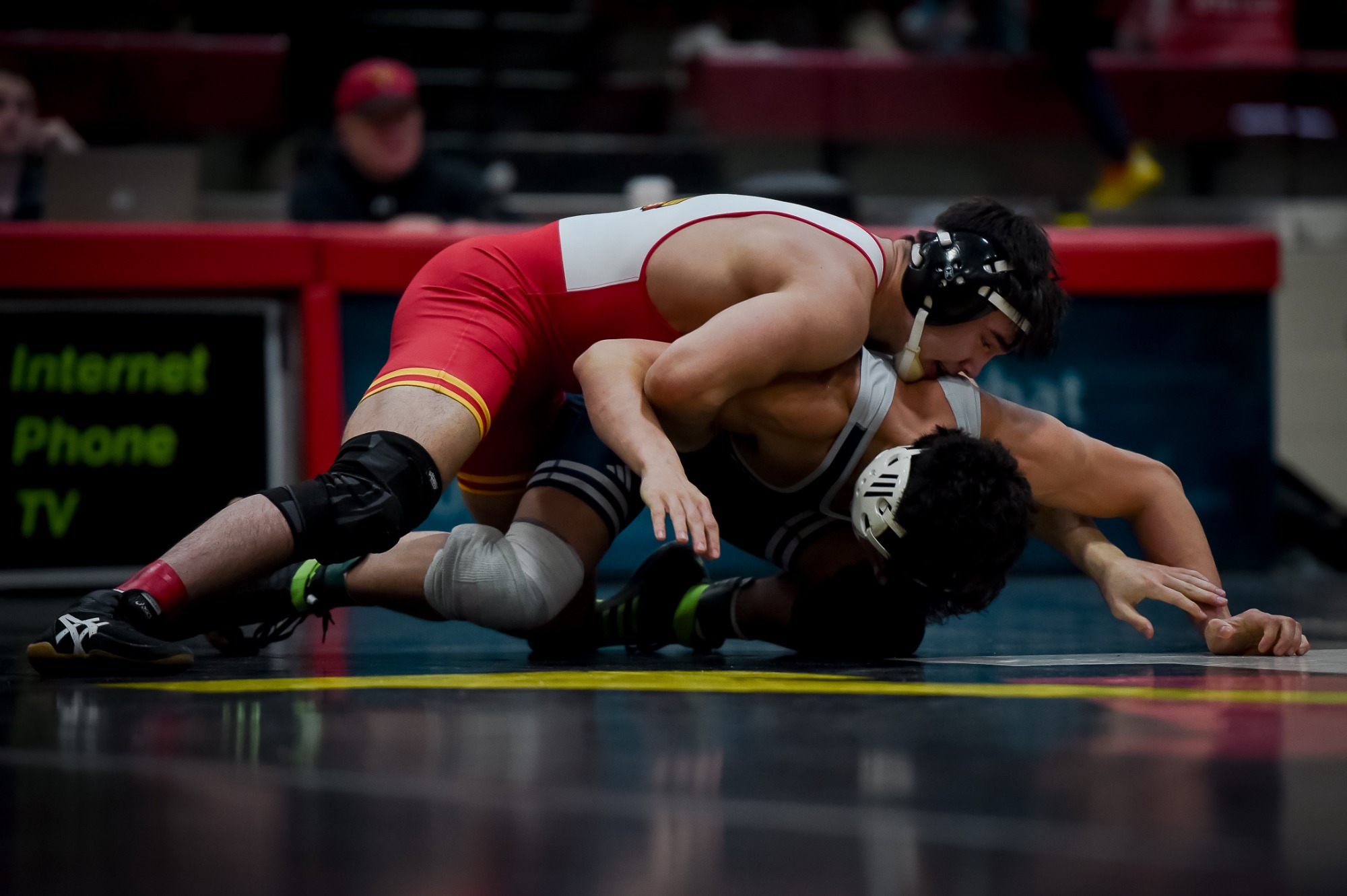 VMI Wrestling vs. Chattanooga Action Shot