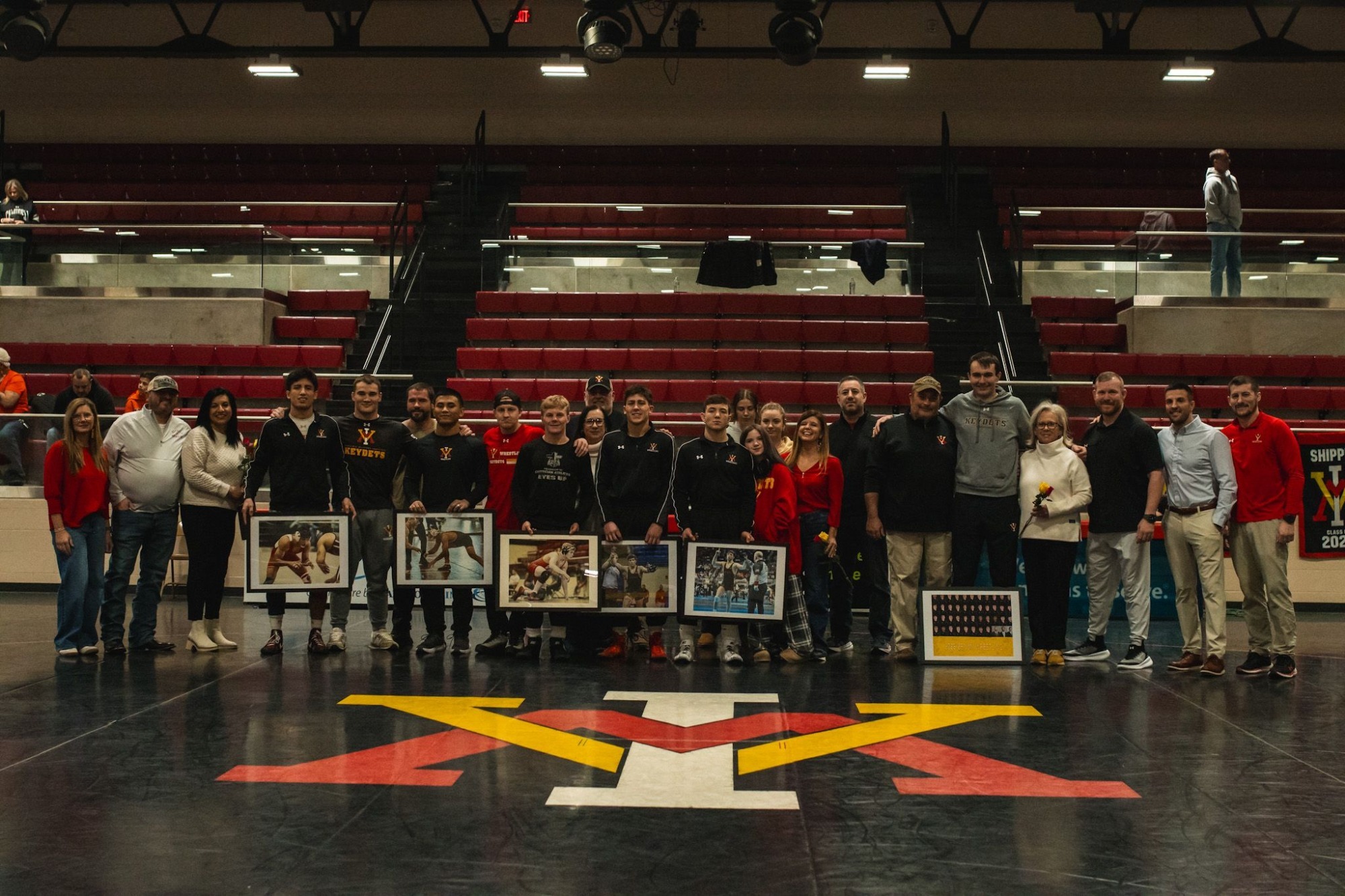 VMI Wrestling Senior Day Ceremony