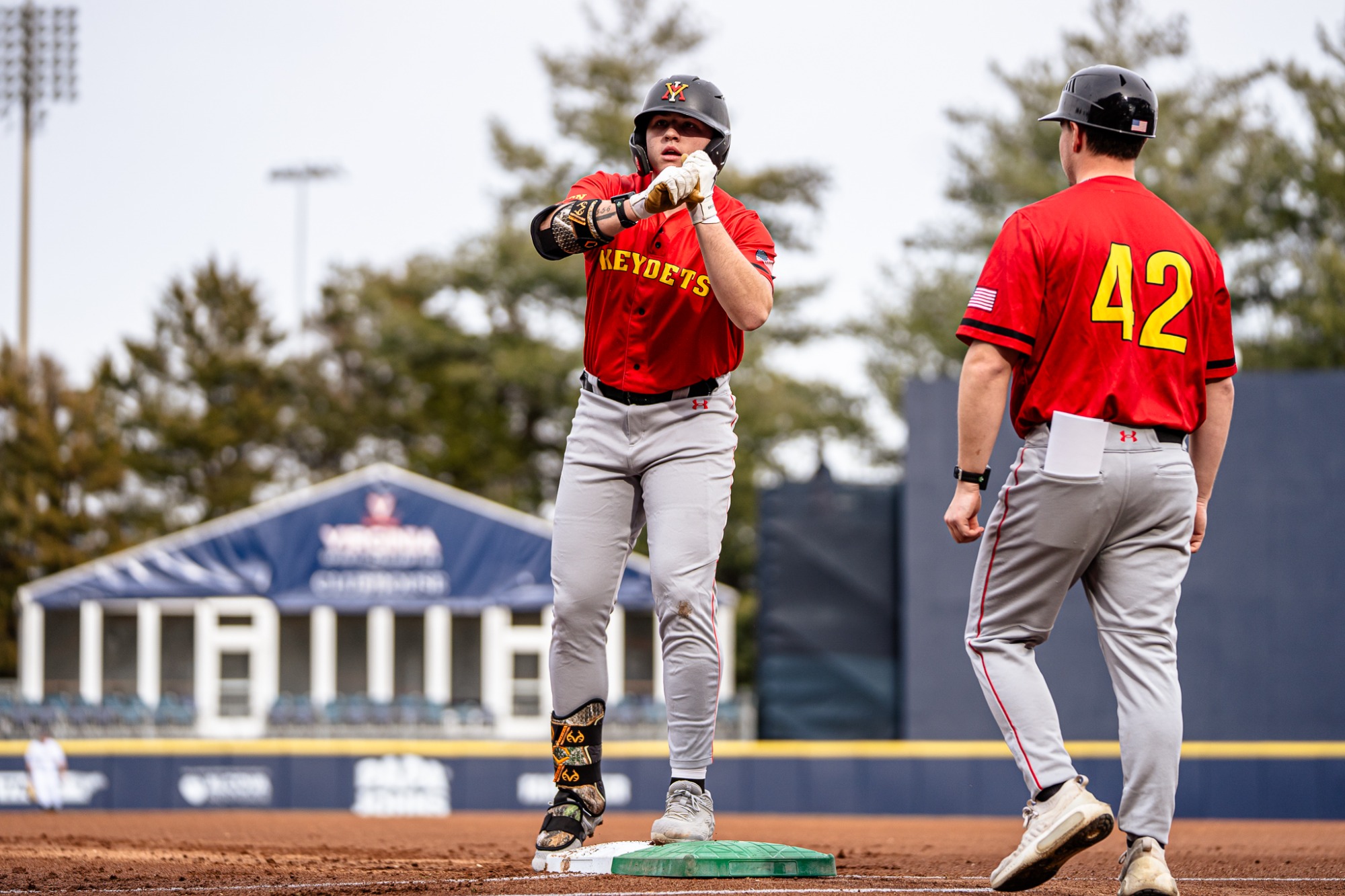 VMI Baseball vs. Virginia Action Shot
