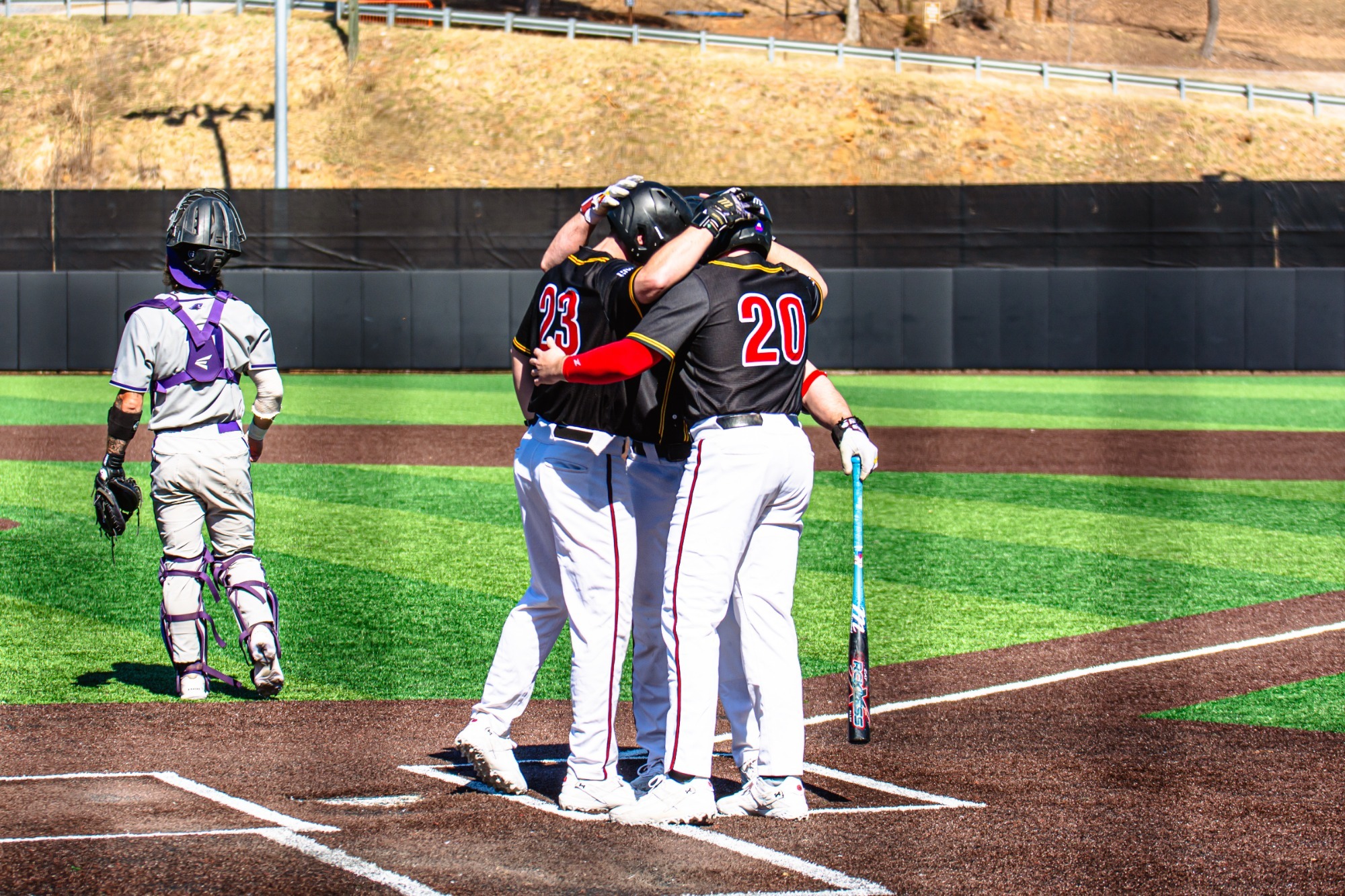 VMI Baseball vs. Stonehill - Home Run Celly