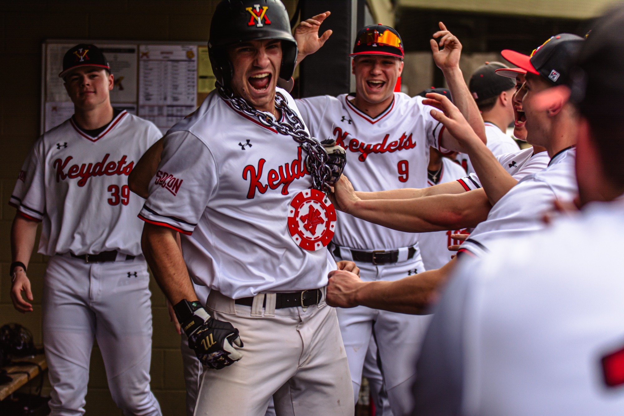 VMI vs. WIU - Brad Home Run Celebration