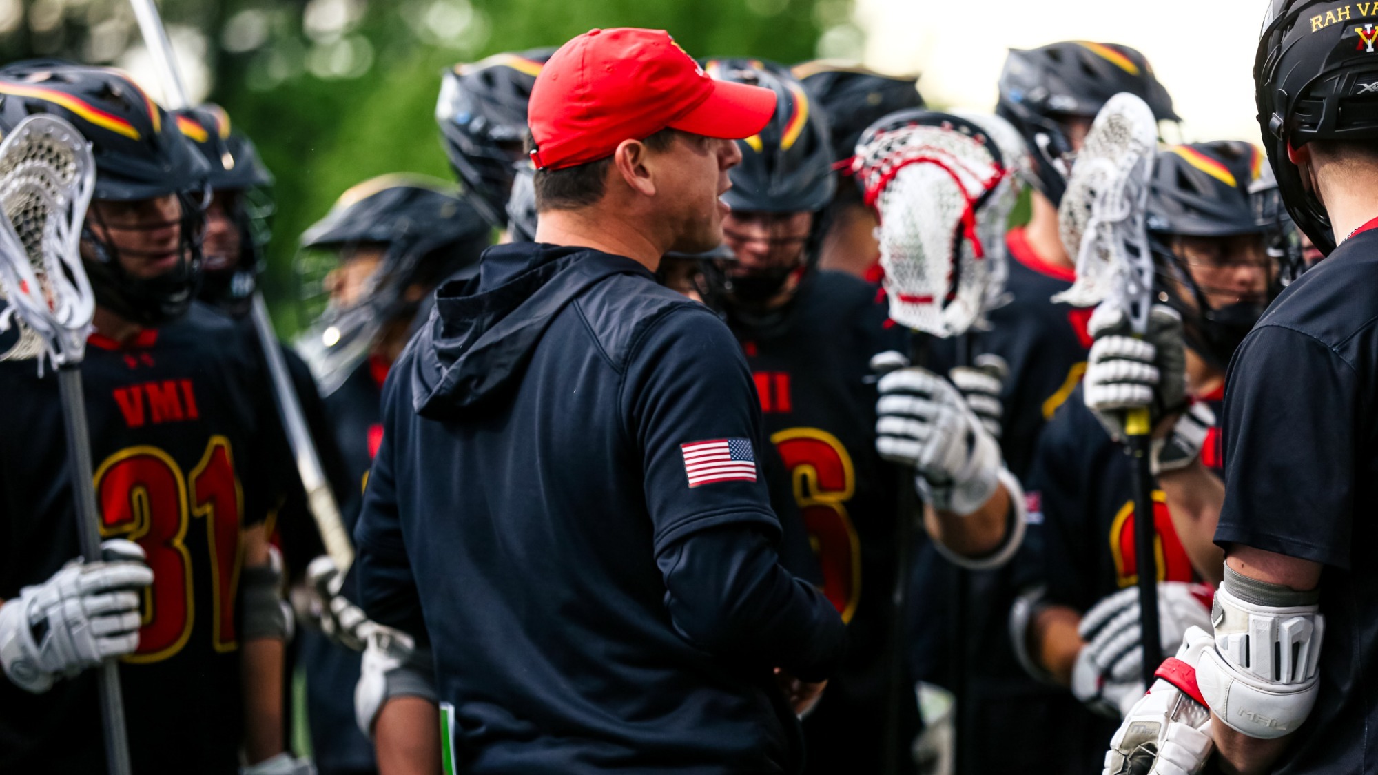 coach mendoza - huddle at RMU