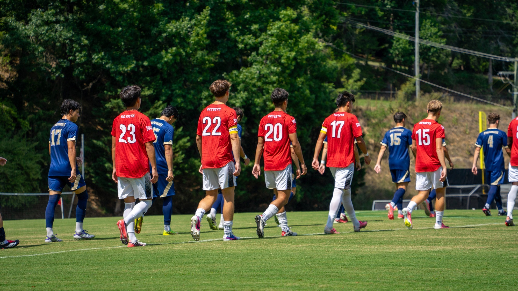 team-vs-george washington - scrimmage