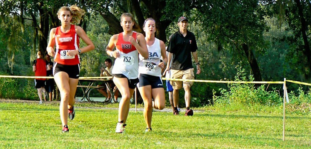 April Meeks on the run