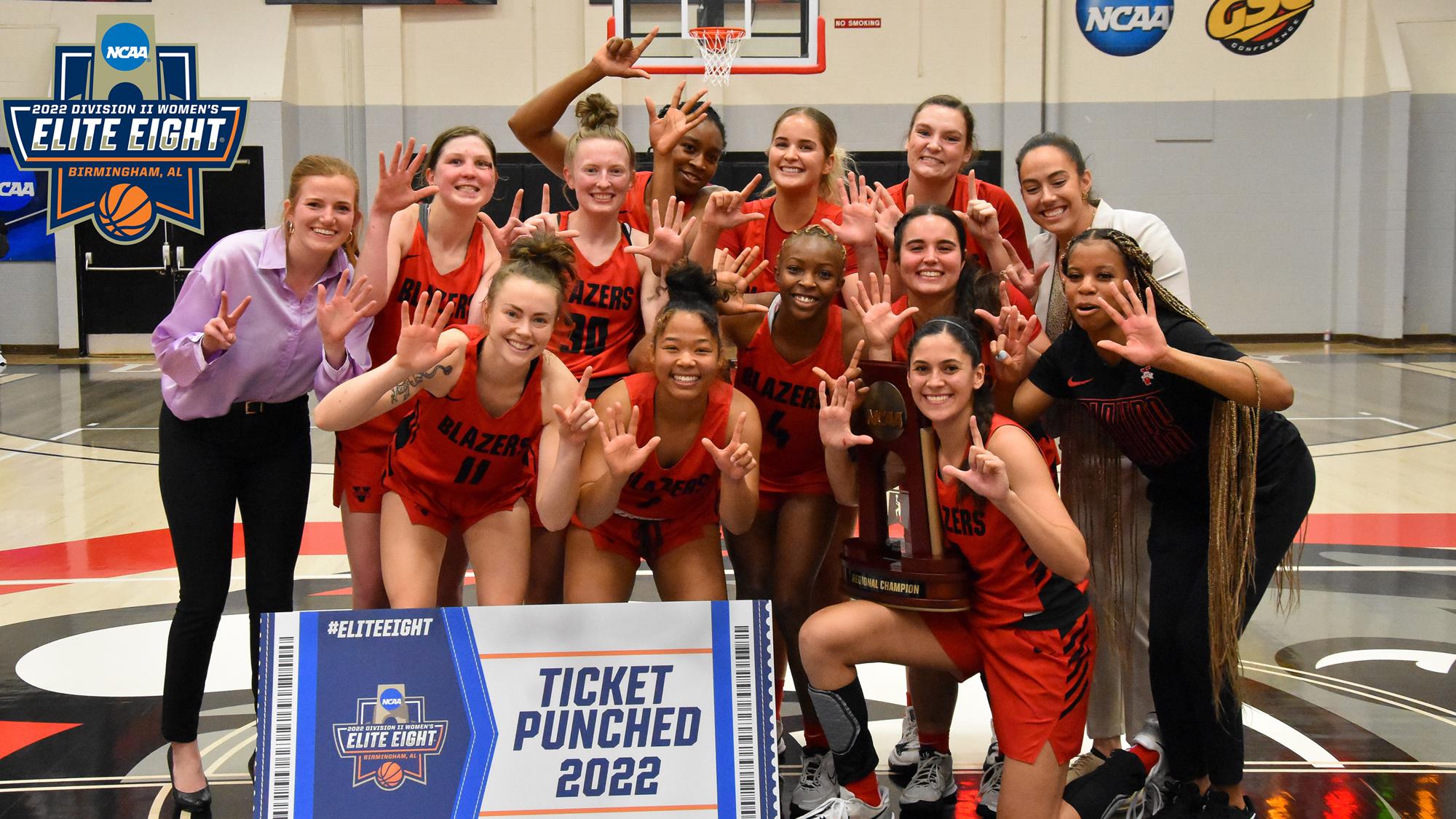 Redemption! No. 7Seed Lady Blazers Earn Historic Trip to Elite Eight