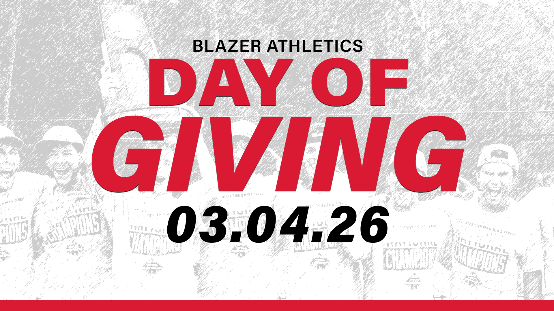 Blazer Athletics Day of Giving
