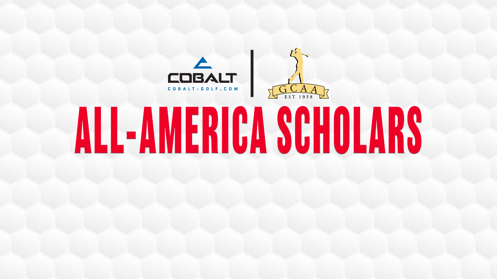 ALL-AMERICA SCHOLARS GOLF