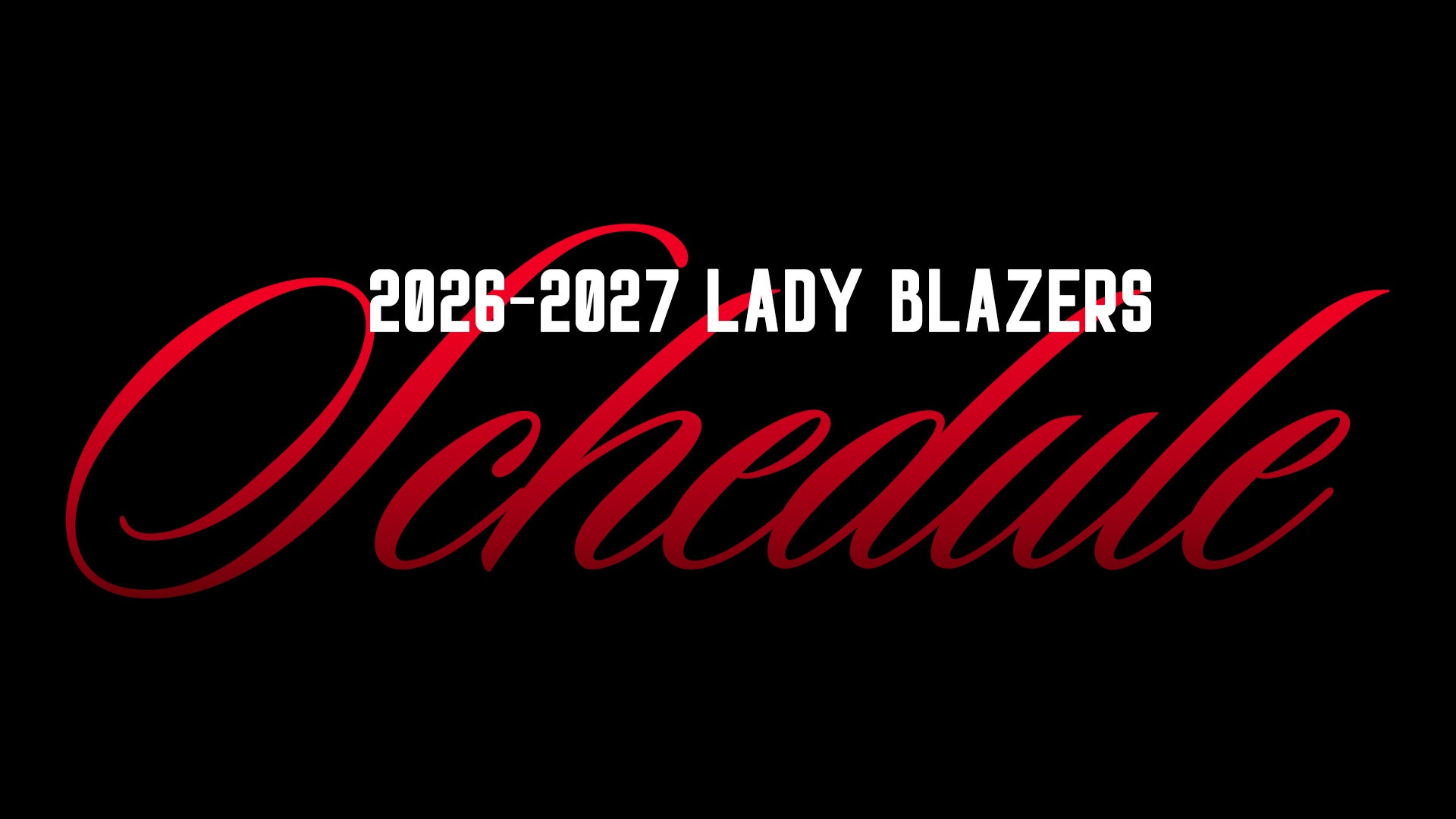 WBB Schedule