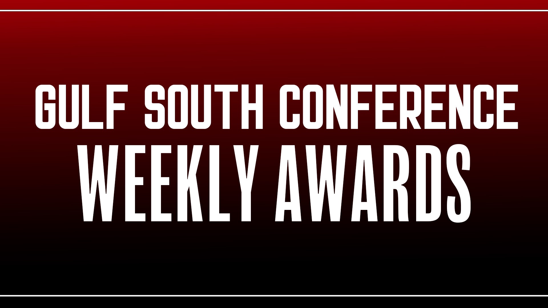 GSC Weekly Awards