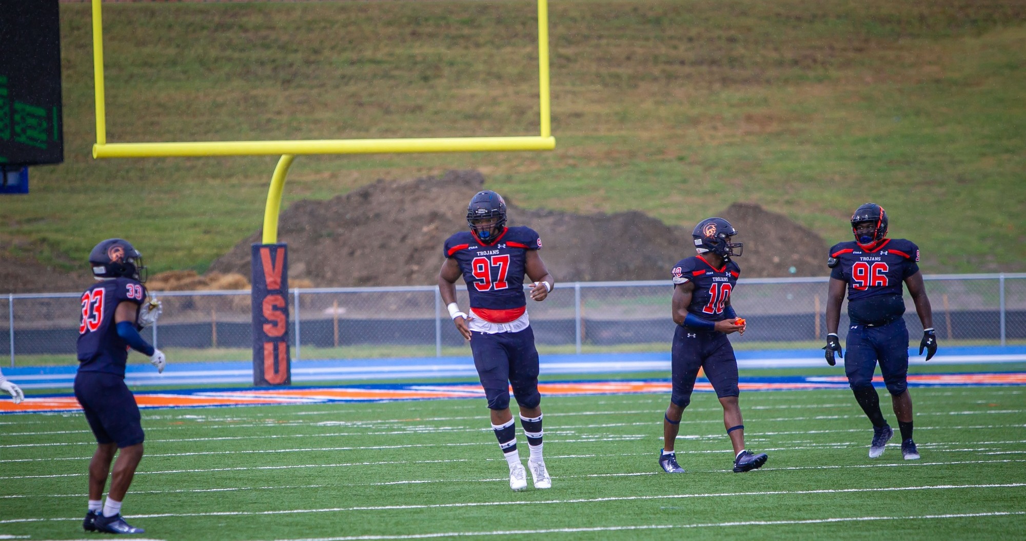 Virginia State defense dominates as they top the Falcons Virginia