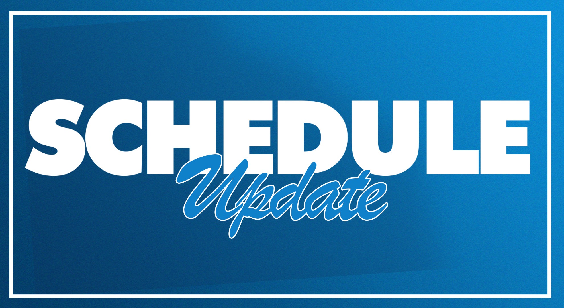 schedule update