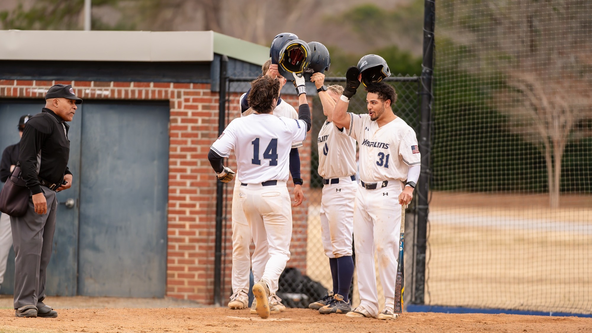 helmet taps all around