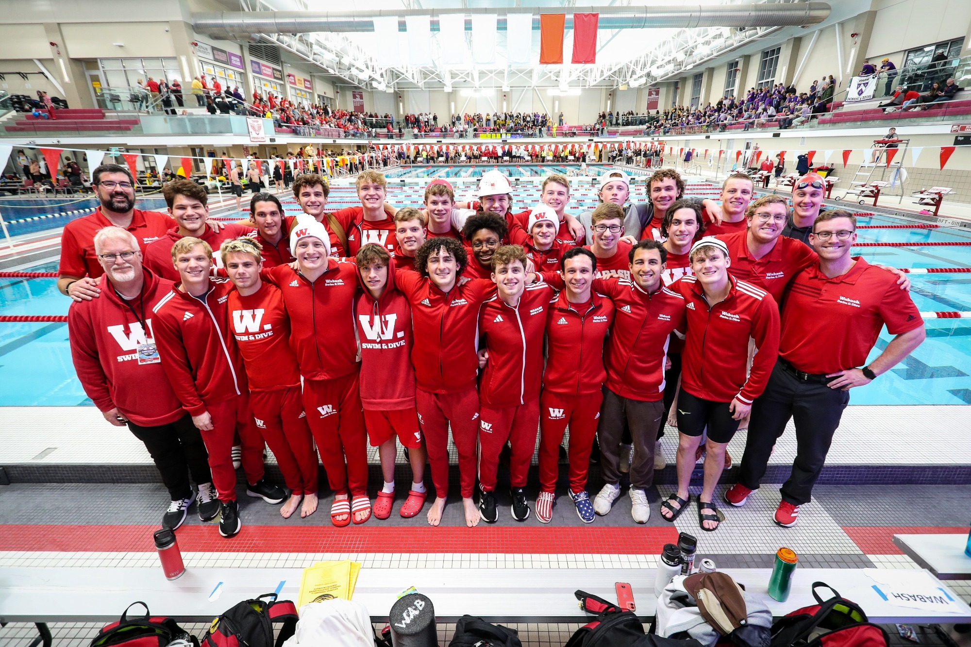 Seven Individual Wins Lead Wabash To Third Place at Indiana DIII Meet