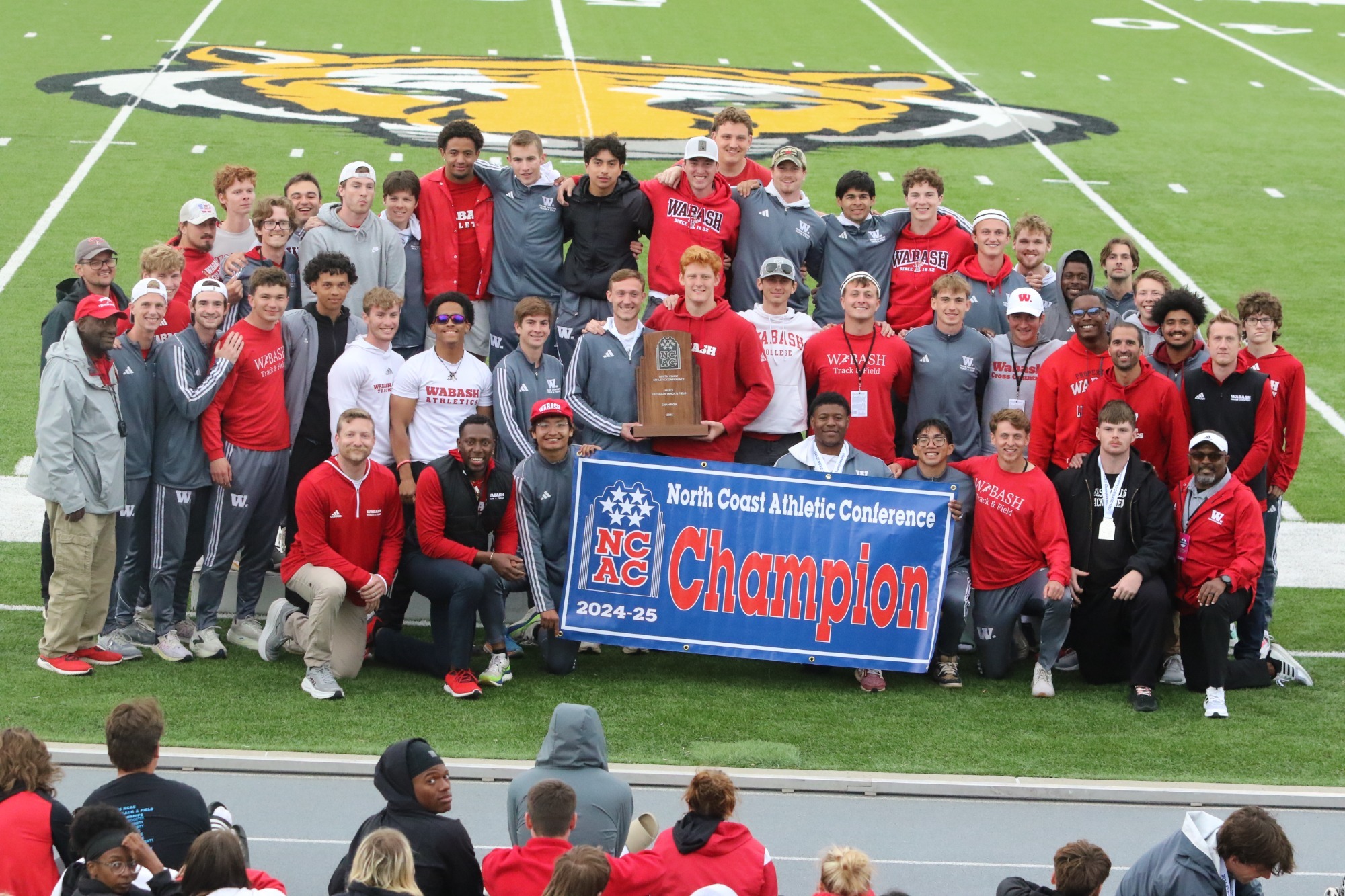 Wabash wins the 2025 North Coast Athletic Conference Men's Track and Field title