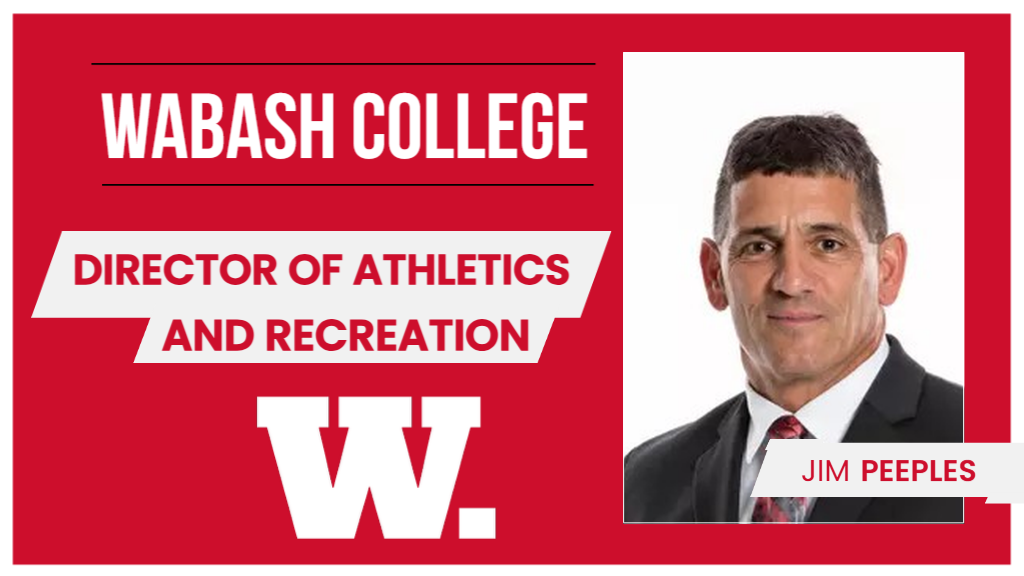 Jim Peeples Named Wabash College Director of Athletics and Recreation
