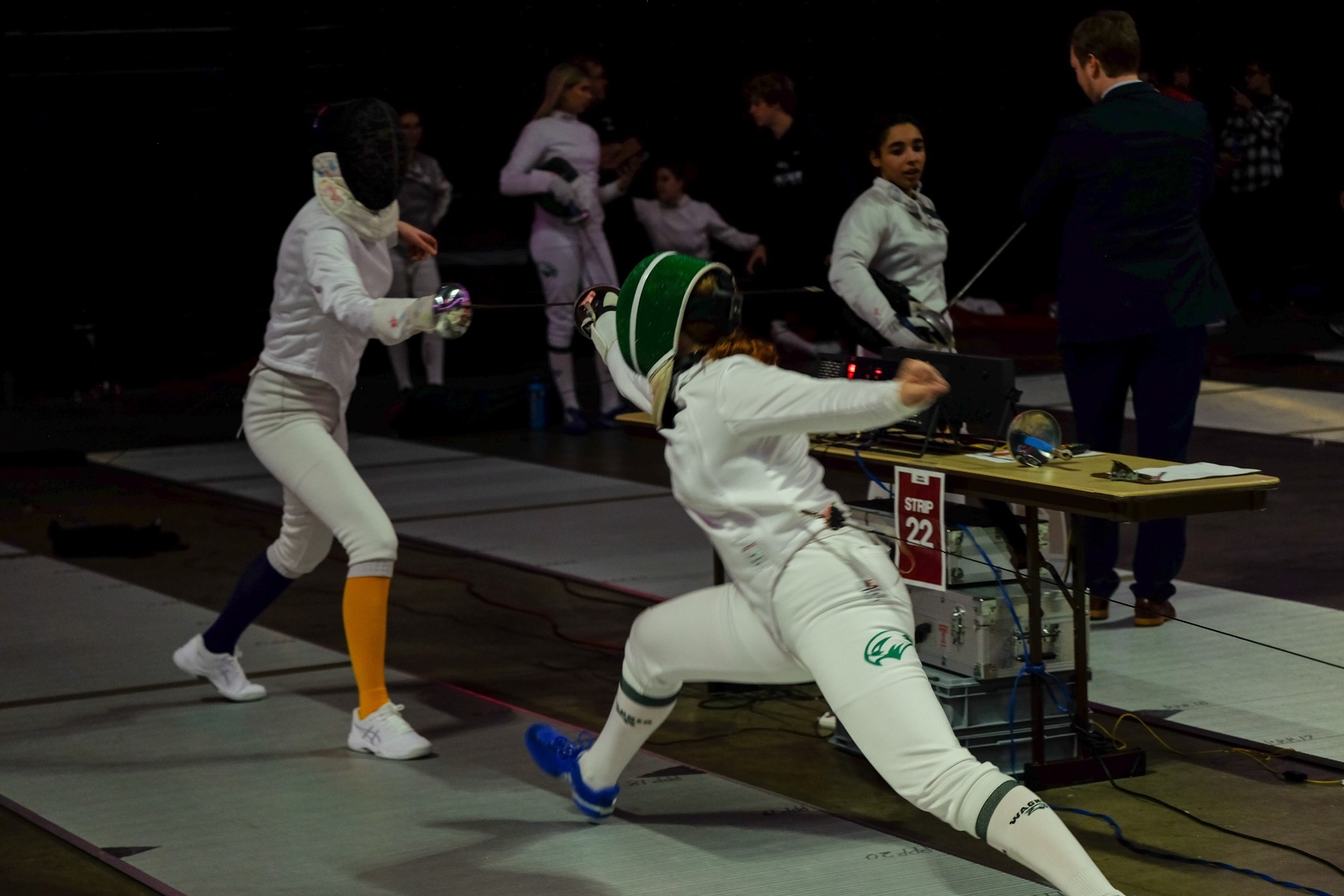 Women's Fencing at Temple Opening 