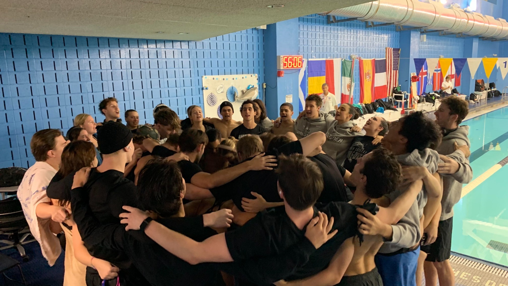 Swim and Dive Huddle