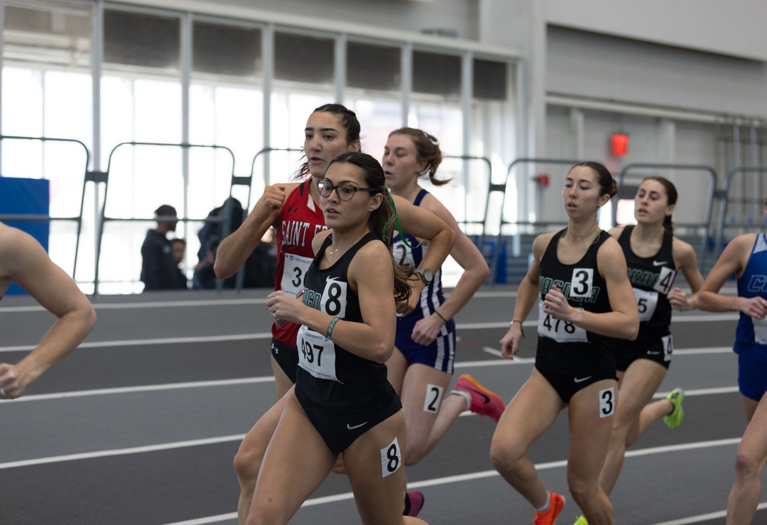 Angelina Olah at the 2024-2025 NEC Indoor Championship