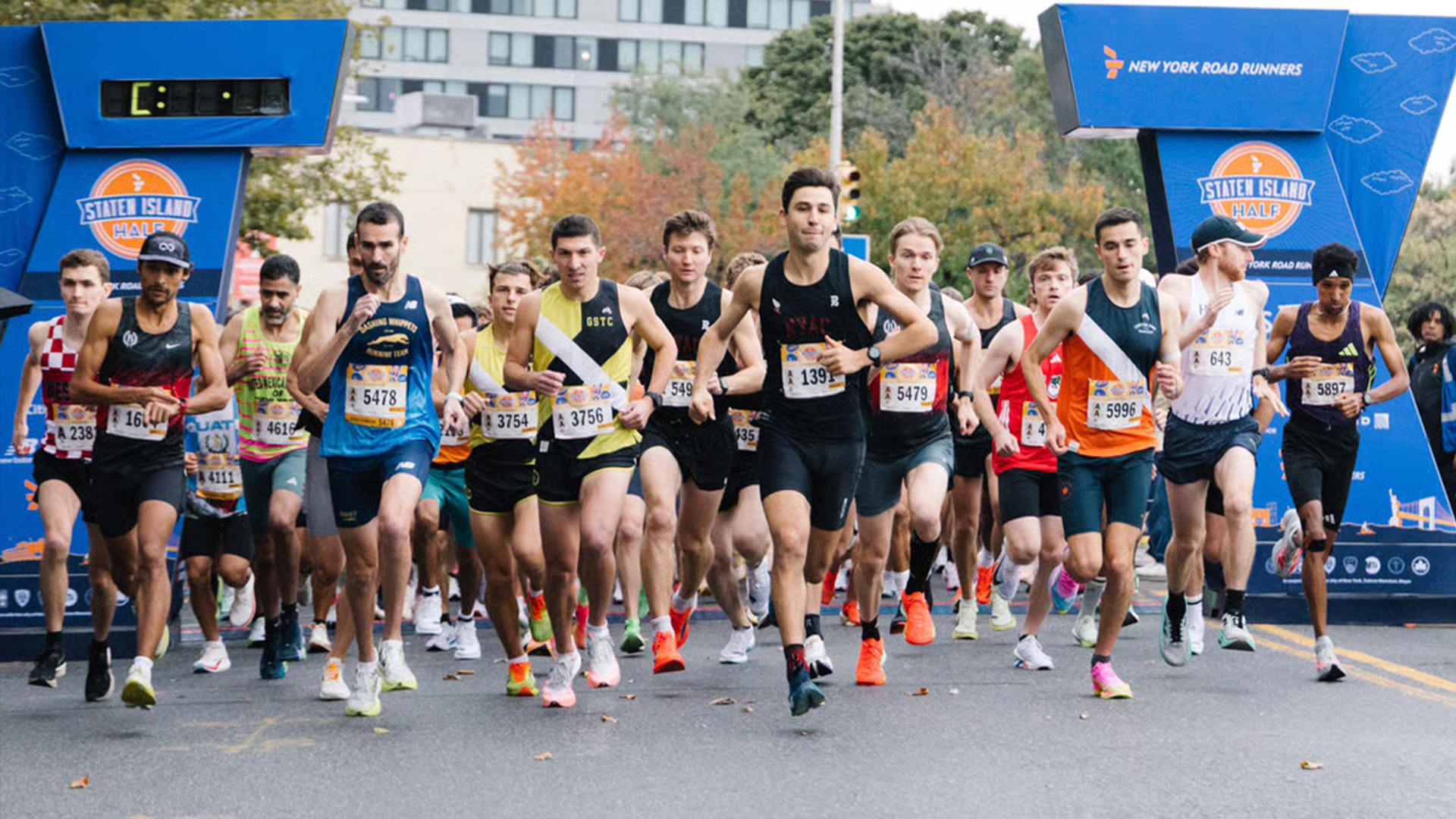 Dominic Palermo, Johnny Sokoll in the 2026 Staten Island Half Marathon