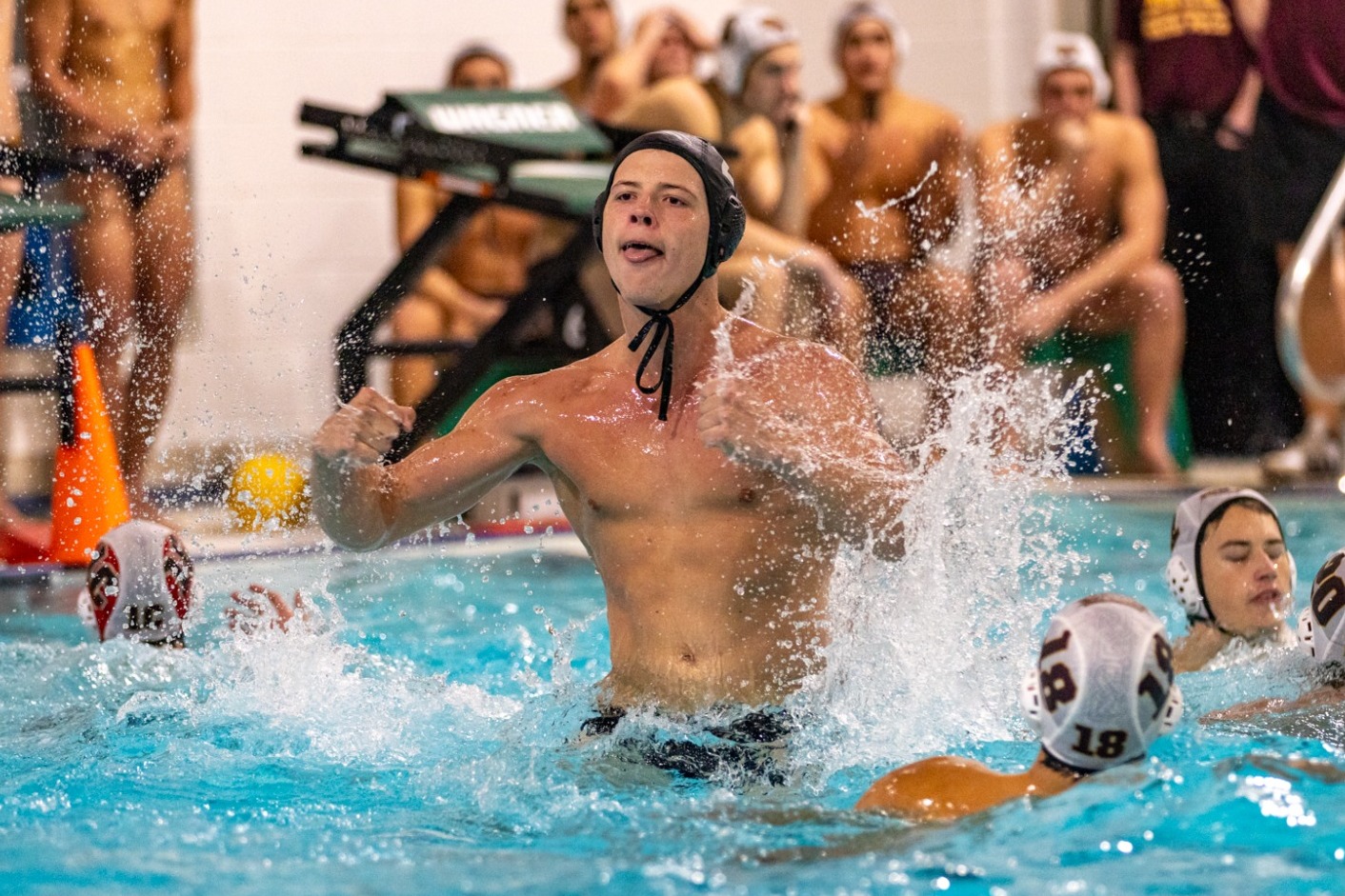 Men’s Water Polo Defends the Hill, Outlast Iona 16-13 in Home Opener