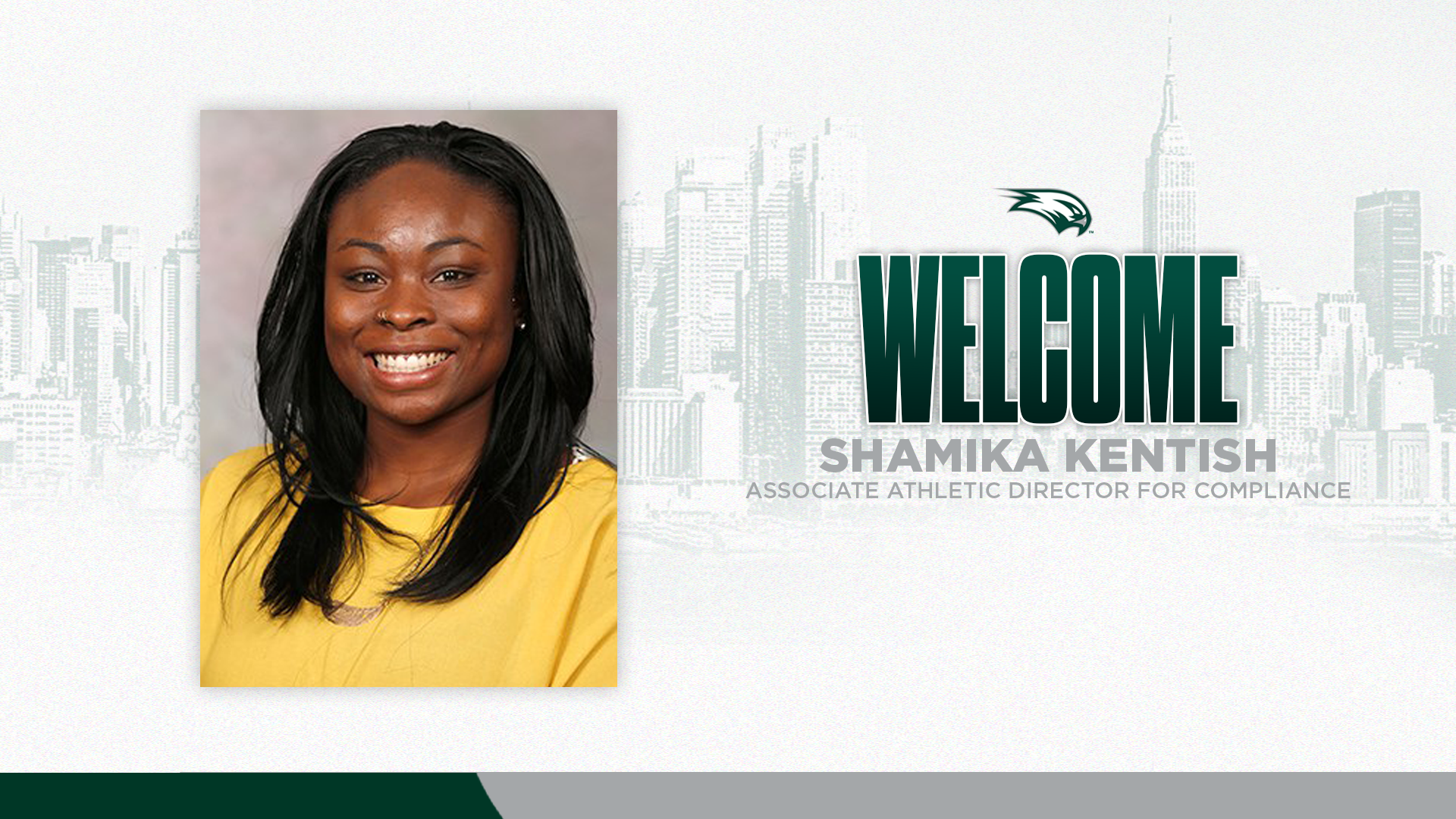 Welcome Shamika Kentish