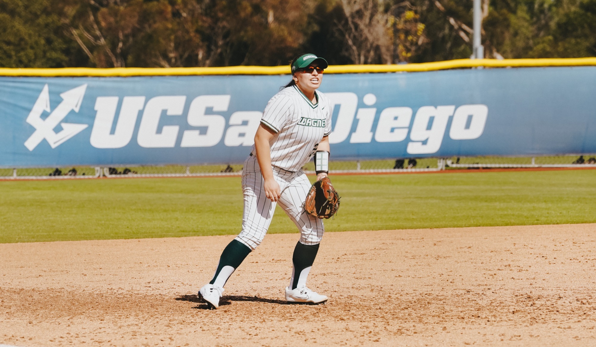 Sydnie Trujillo on the field