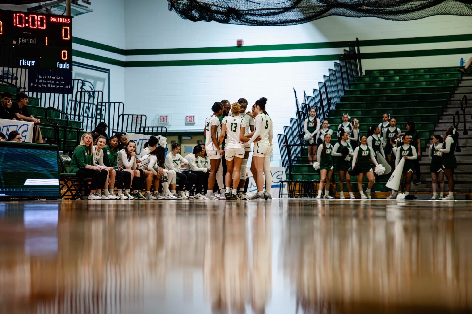 Women's Basketball Huddle