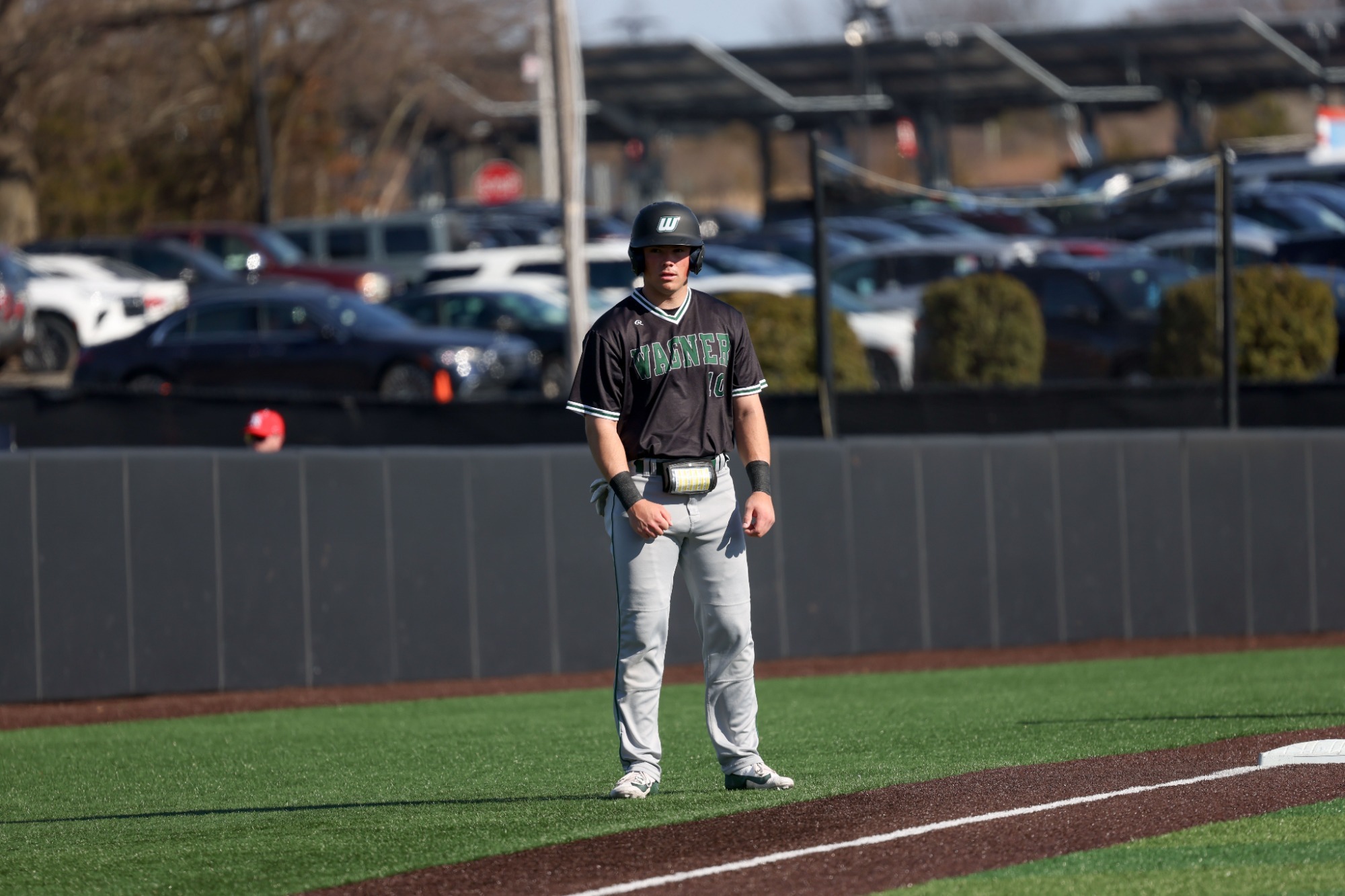 Nicholas Mazzotta stands on third at Rutgers 3/10/26