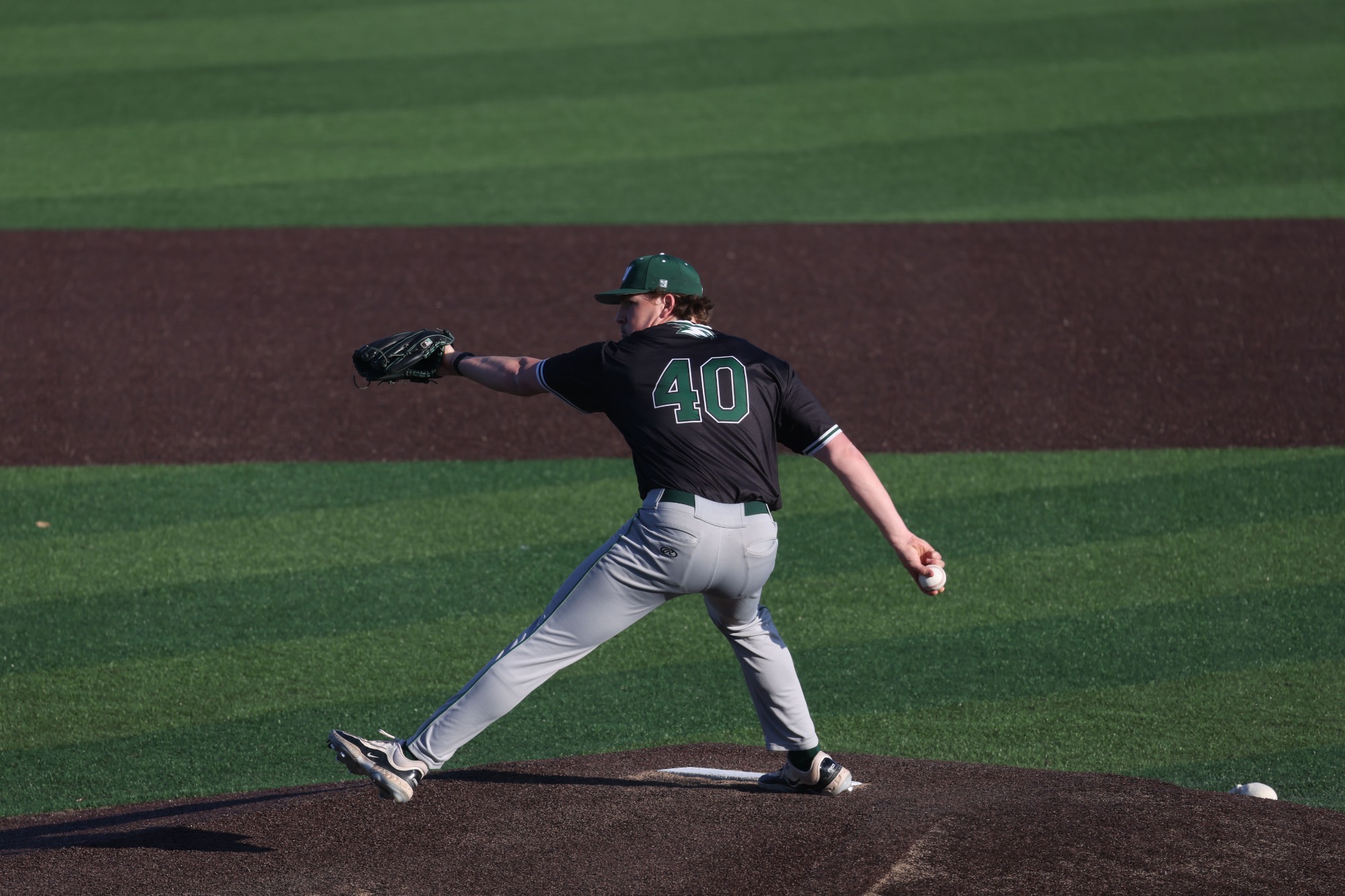 William Grayson pitching against Rutgers 3/10/26