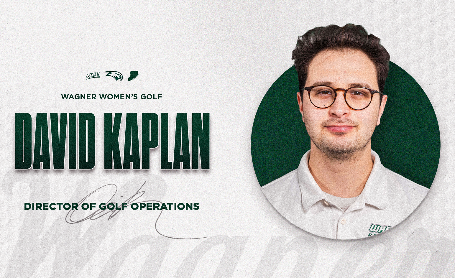 David Kaplan Women's Golf Director of Operations