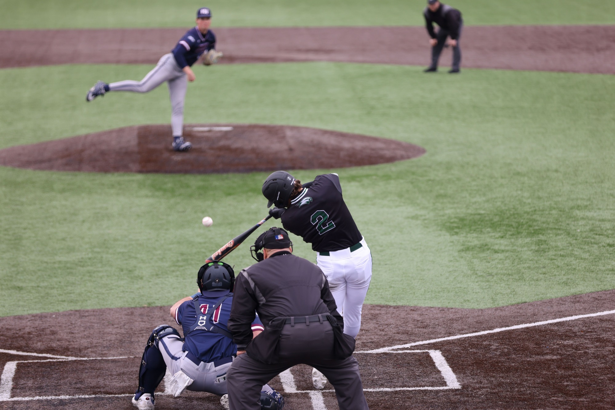 Dylan Immel hits a double against FDU 3/7/26