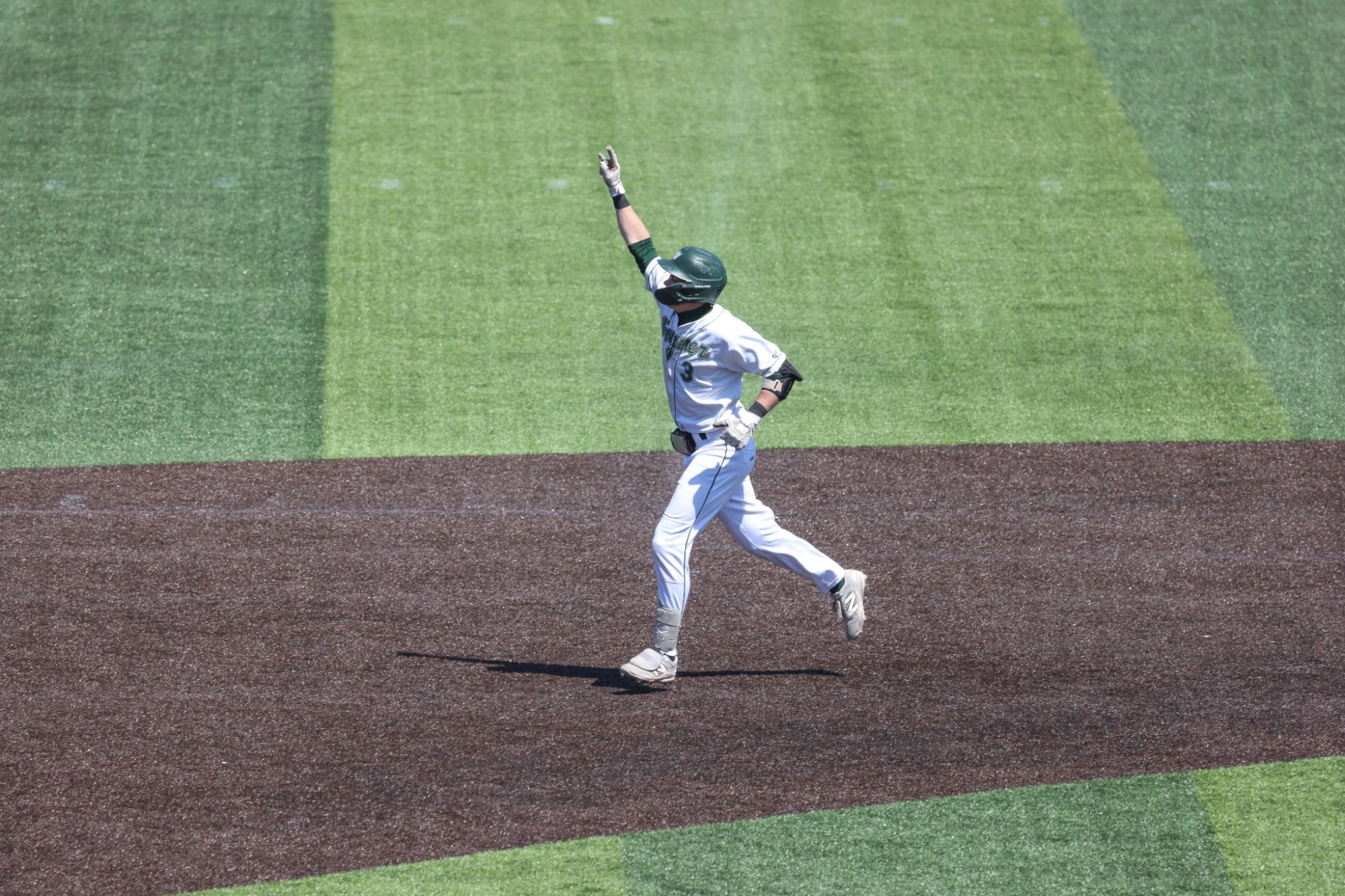Matt Sutera celebrates a home run against Norfolk State 4/10/26